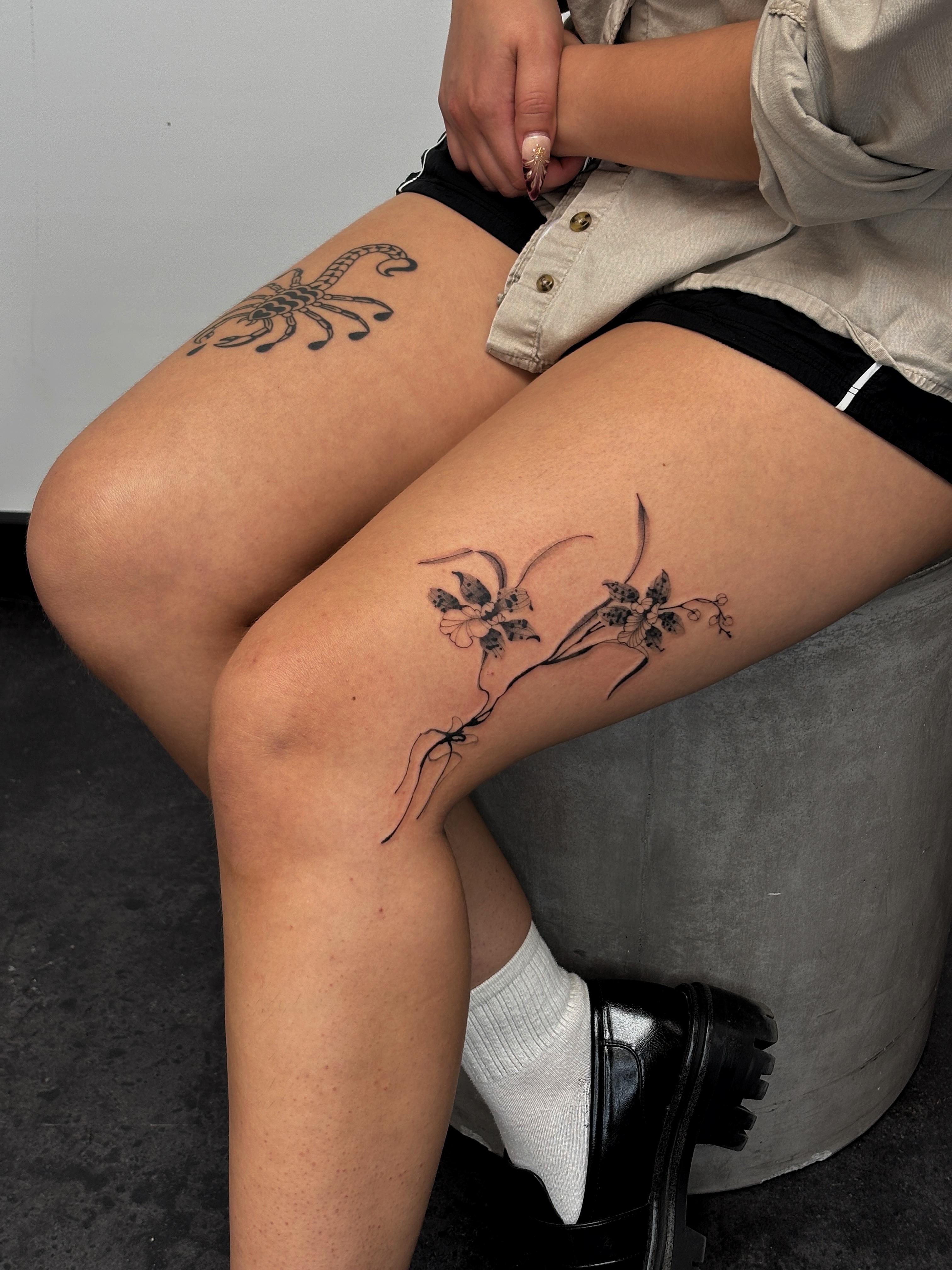 Tattoo by @sagodripp — black_and_grey
