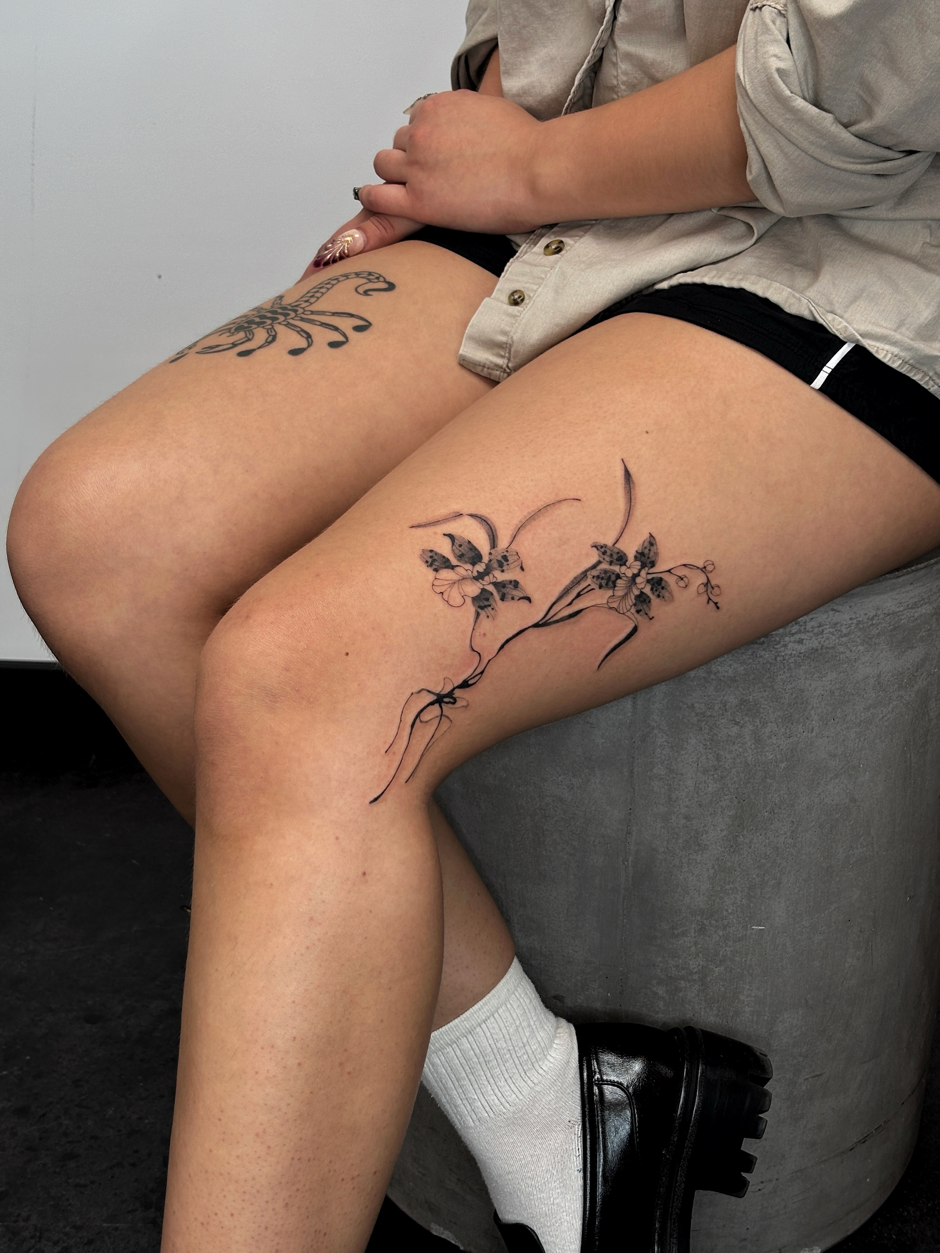Tattoo by @sagodripp — black_and_grey