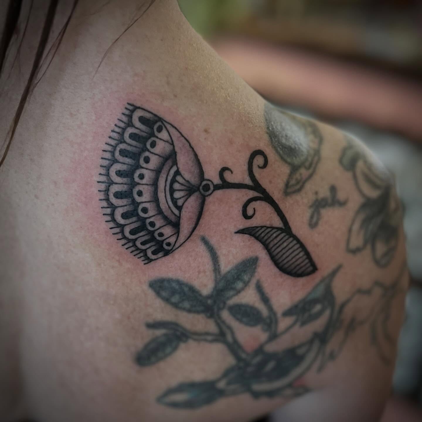 Tattoo by @david_tattselhoff — black_and_grey