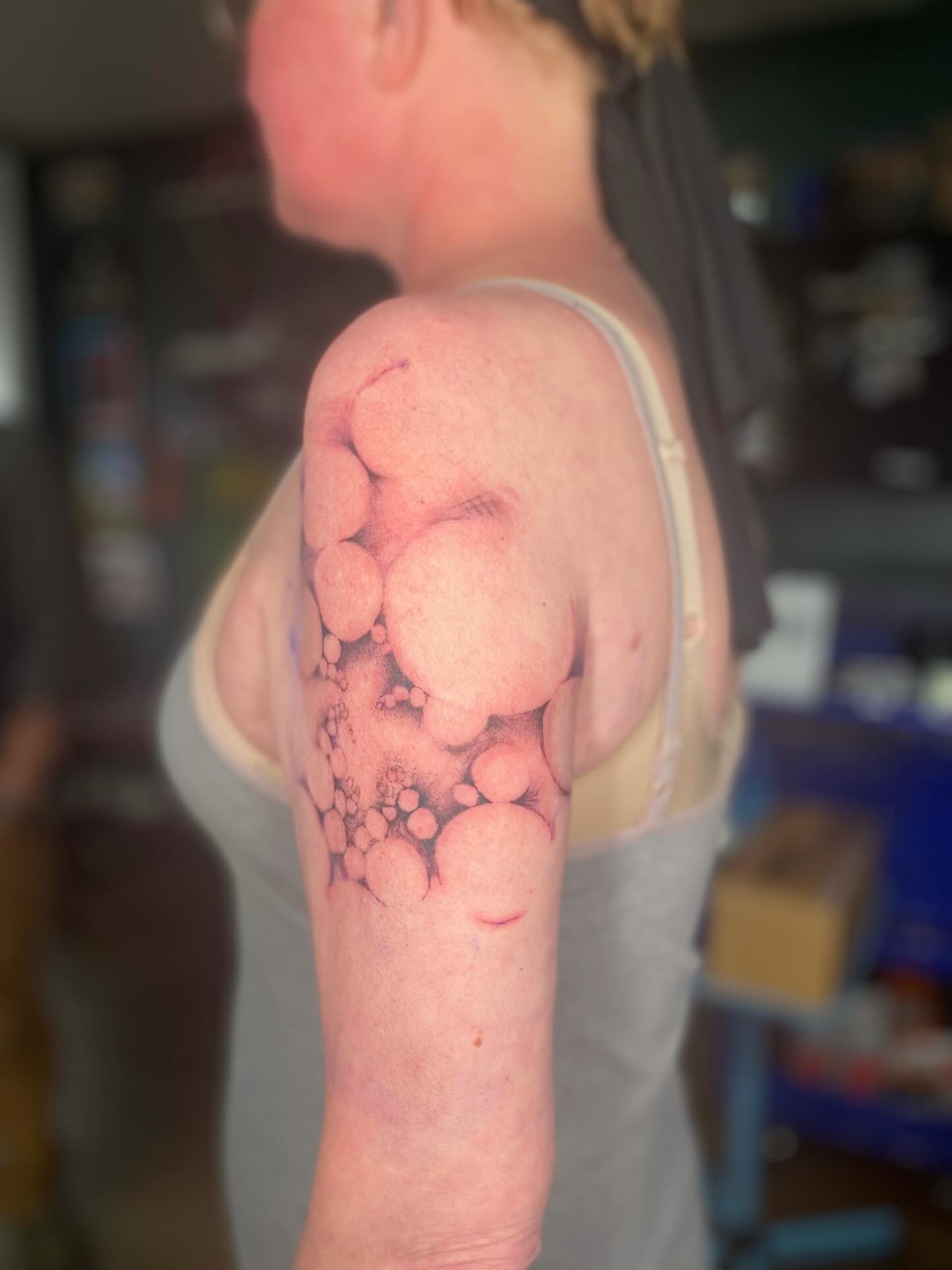 Tattoo by @ashley.roller.art — dotwork
