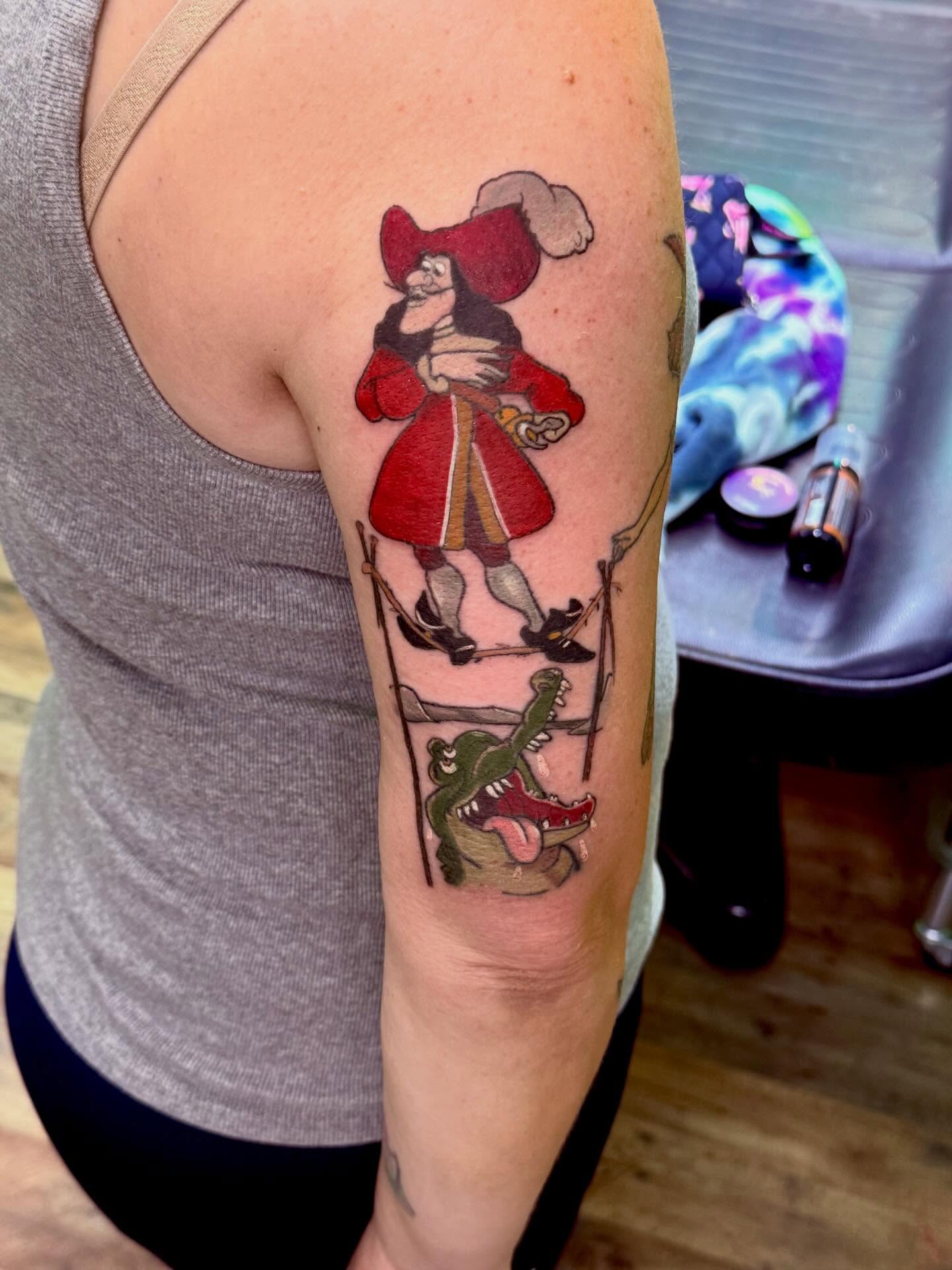 Tattoo by @batty_girl_tats — american_traditional, dotwork