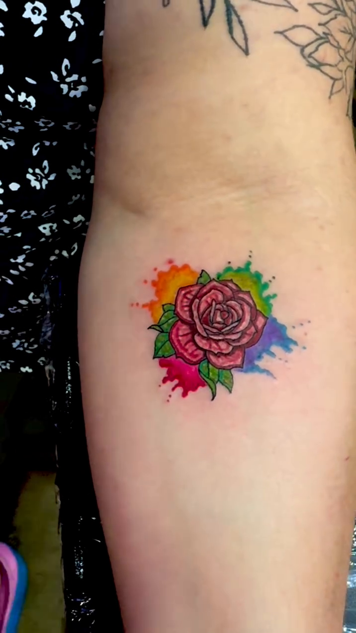 Tattoo by @bonesandstars — watercolor, realism