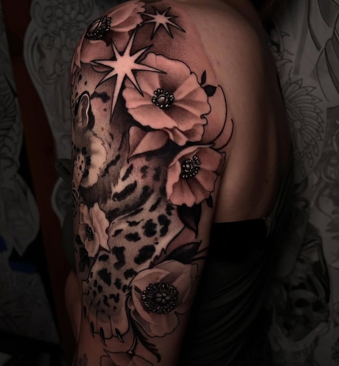 Tattoo by @taylorelizabethtattoos — realism, black_and_grey