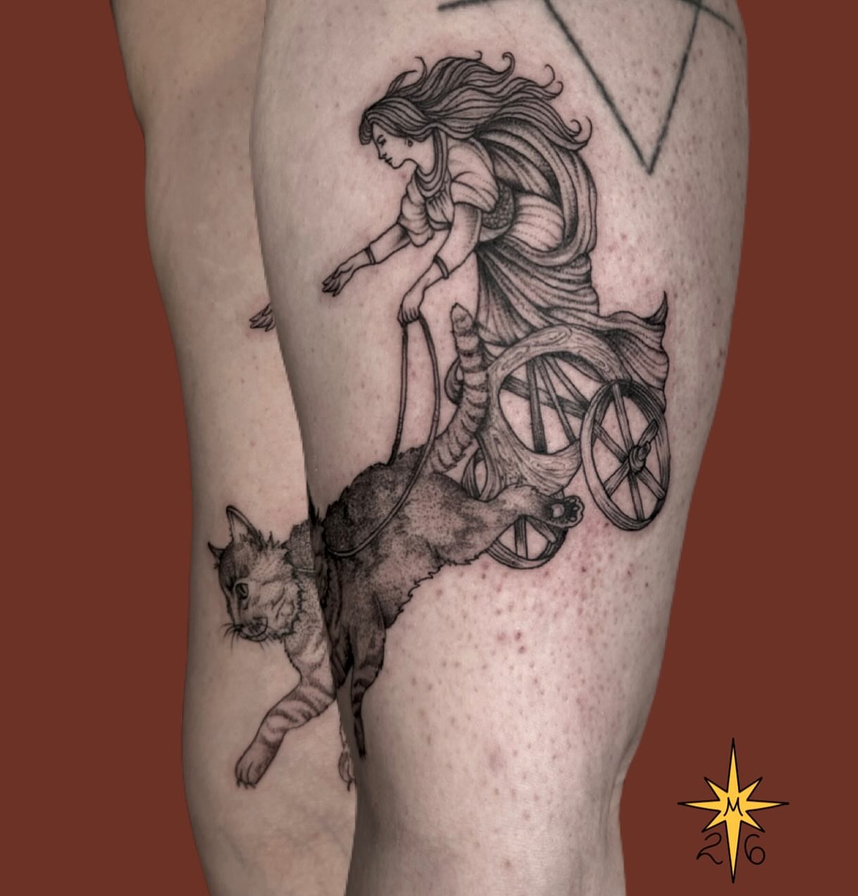 Tattoo by @maddstatts โ black_and_grey, realism