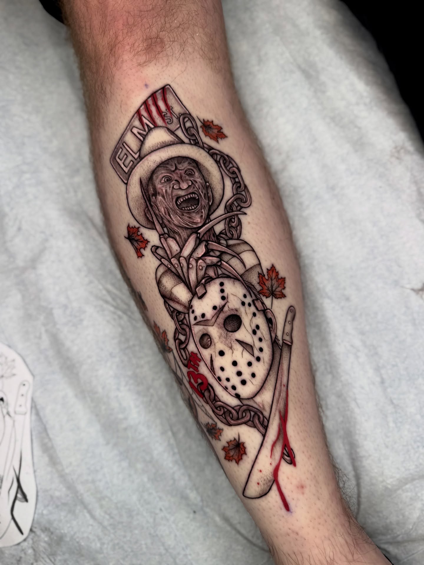 Tattoo by @kys_ink — american_traditional, dark_realism