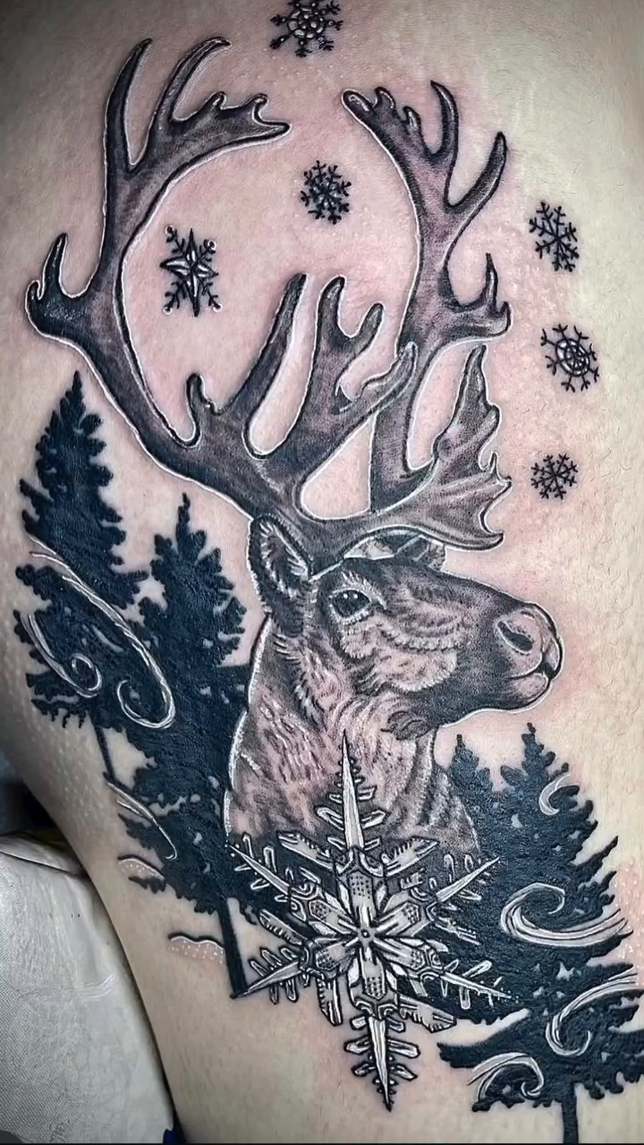 Tattoo by @bonesandstars — realism, black_and_grey