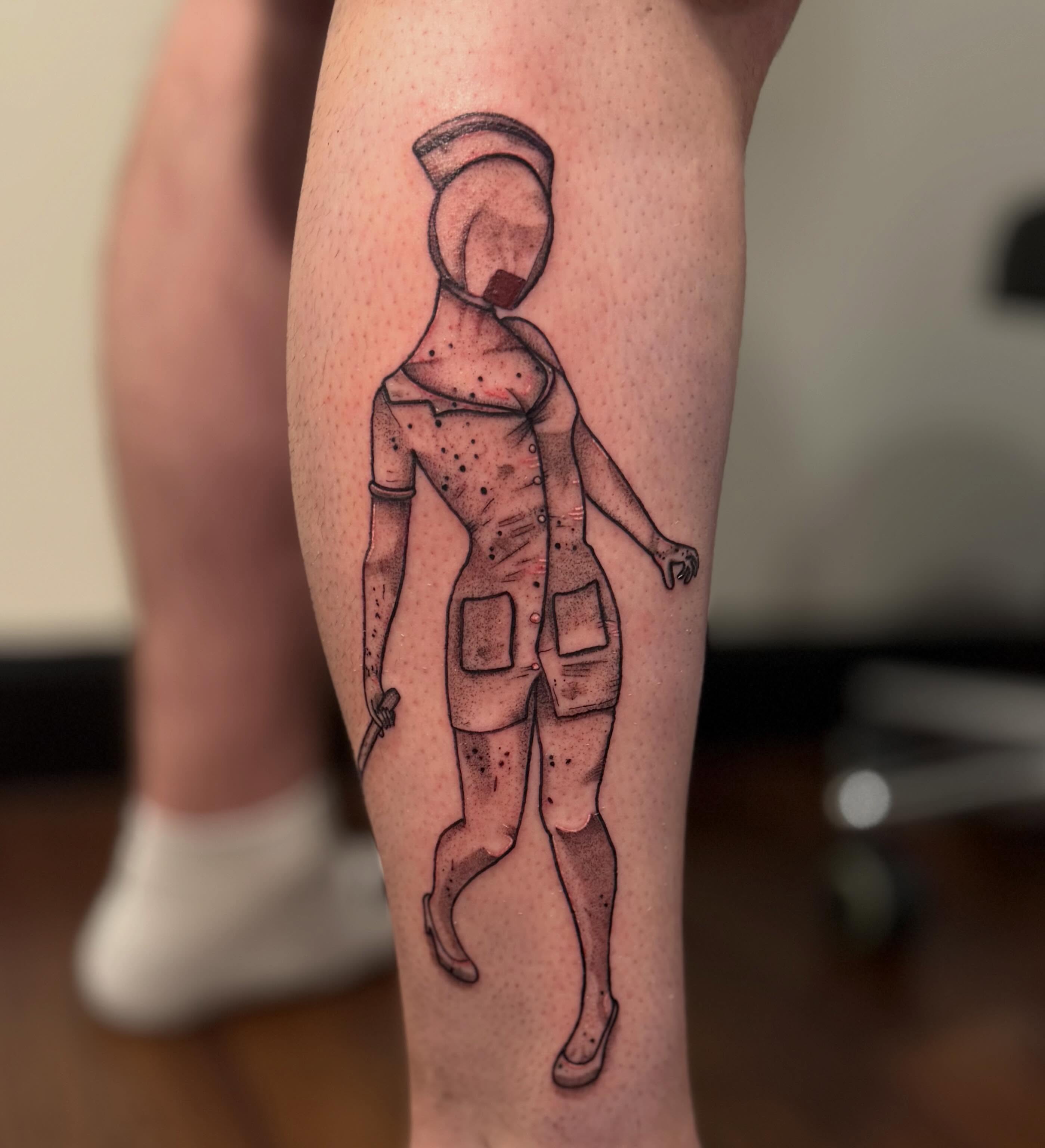 Tattoo by @maddyctattoos — dotwork