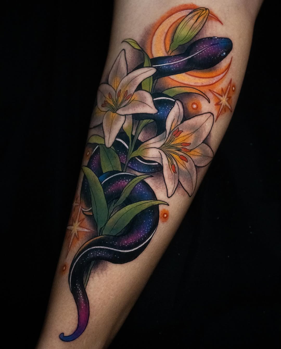 Tattoo work at Hocus Poke-Us Tattoo Convention 2026