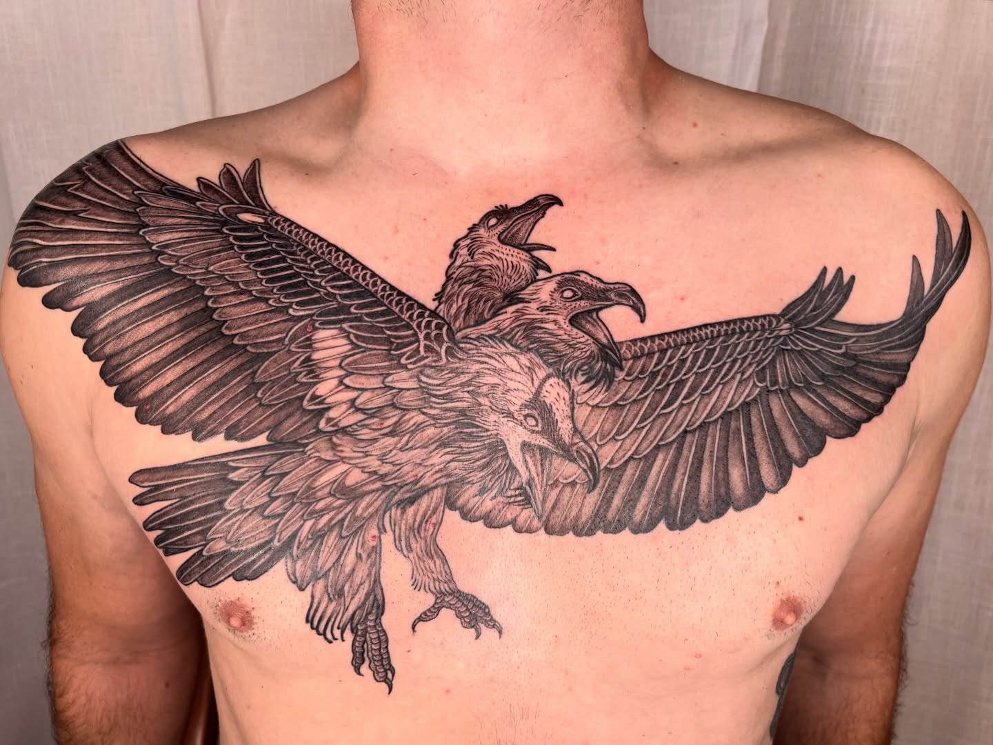 Tattoo by @maggiechotattoo — black_and_grey