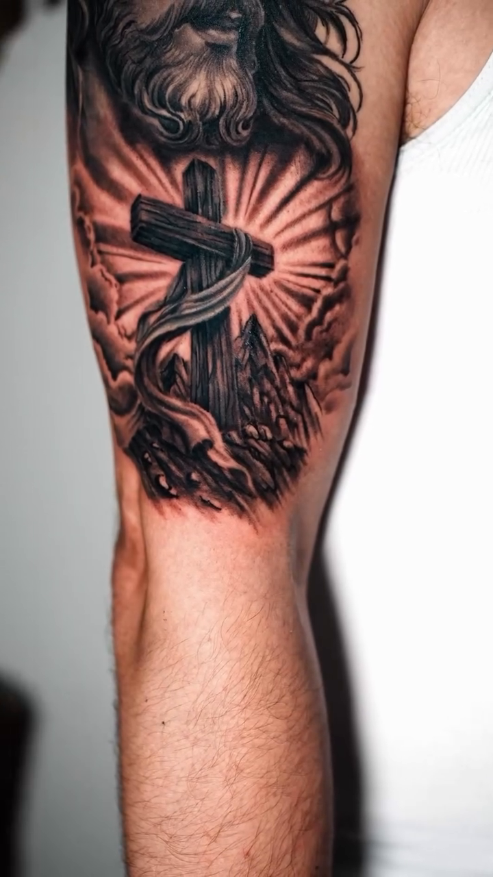 Tattoo by @mrdrextattoo — realism, black_and_grey