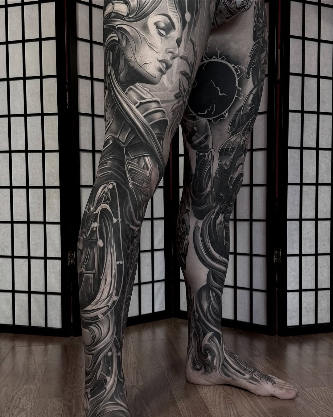 Tattoo by @_hello_vas โ realism, black_and_grey