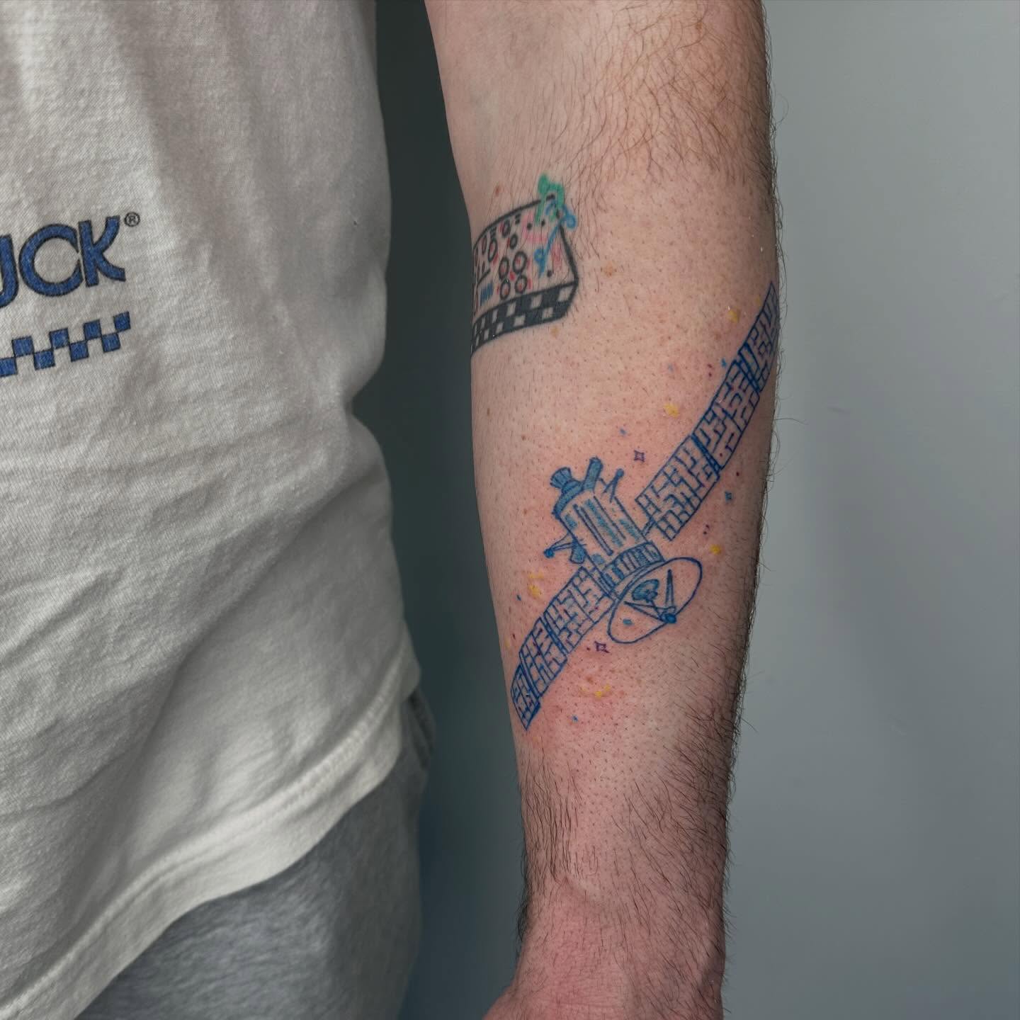 Tattoo by @coloredpencilgrl — dotwork