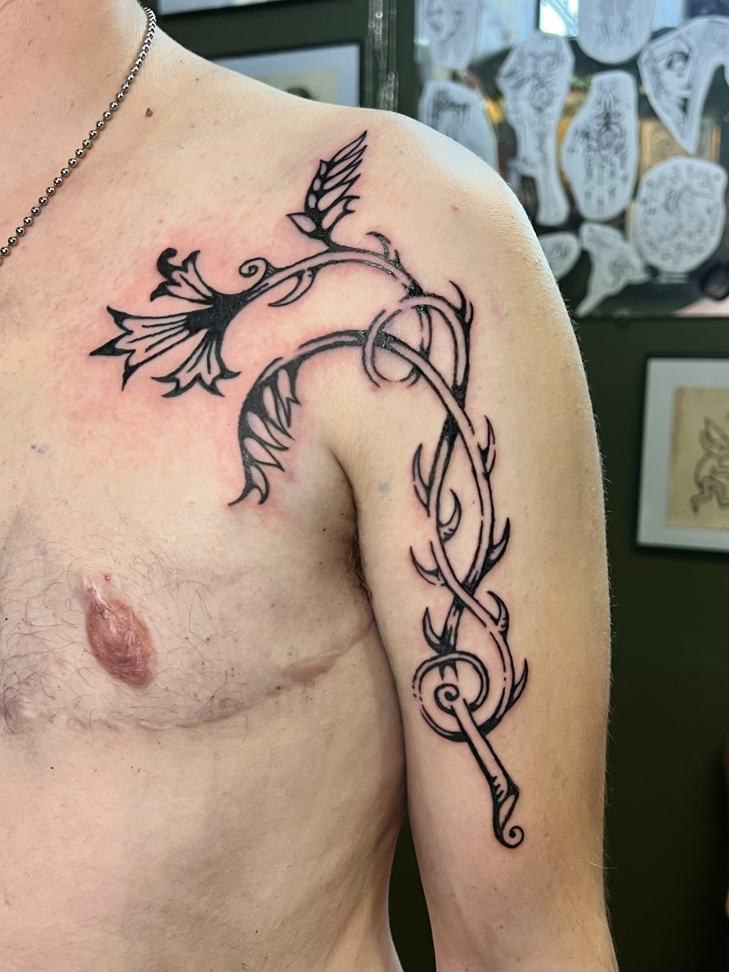 Tattoo by @elvensigils β black_and_grey