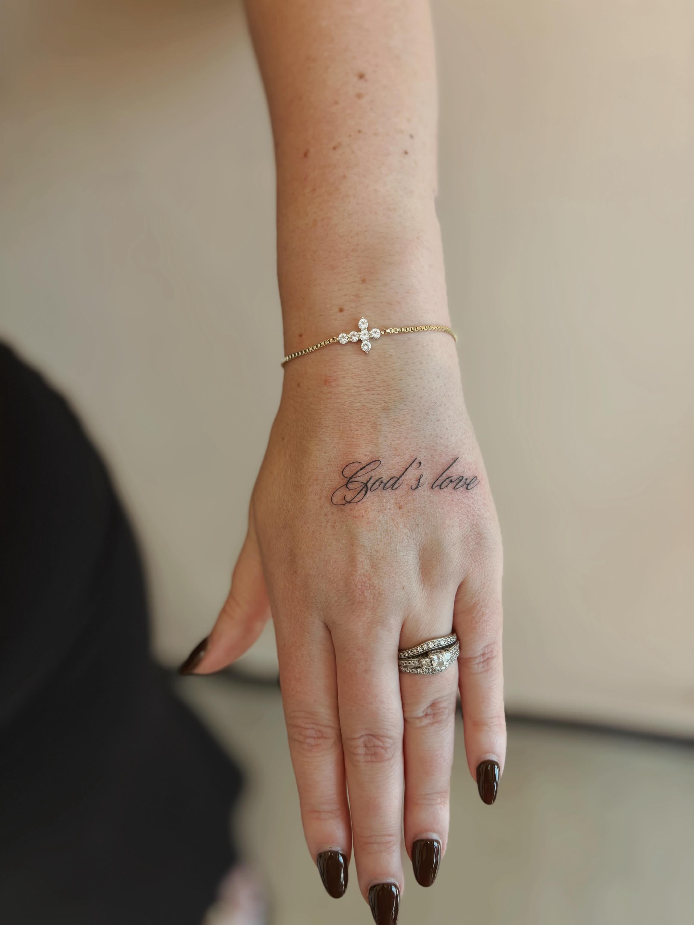 Tattoo by @littlelinesbyal — lettering_script