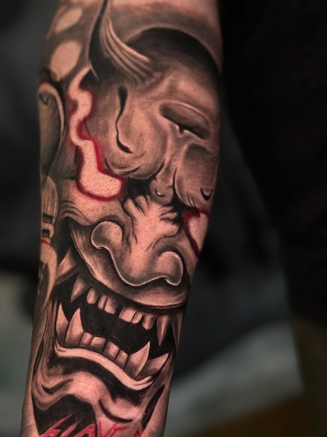 Tattoo by @maybebaby_tattoo — japanese_irezumi, black_and_grey
