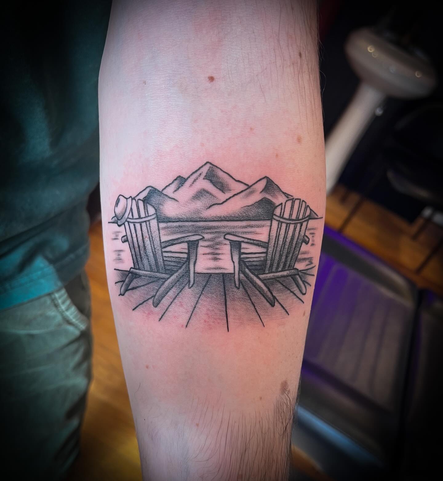 Tattoo by @staceybtattoos — dotwork, black_and_grey