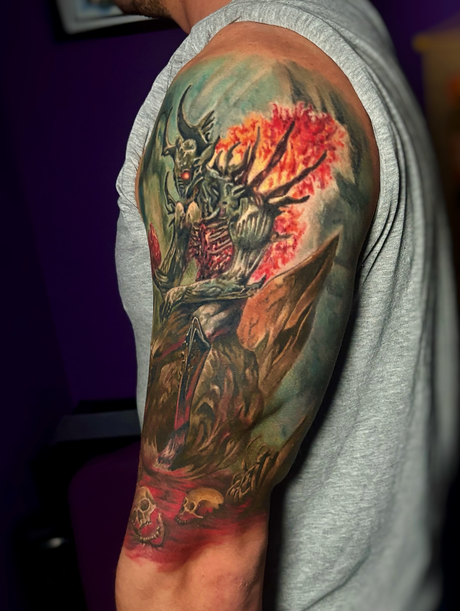 Tattoo by @mlombardiart — dark_realism