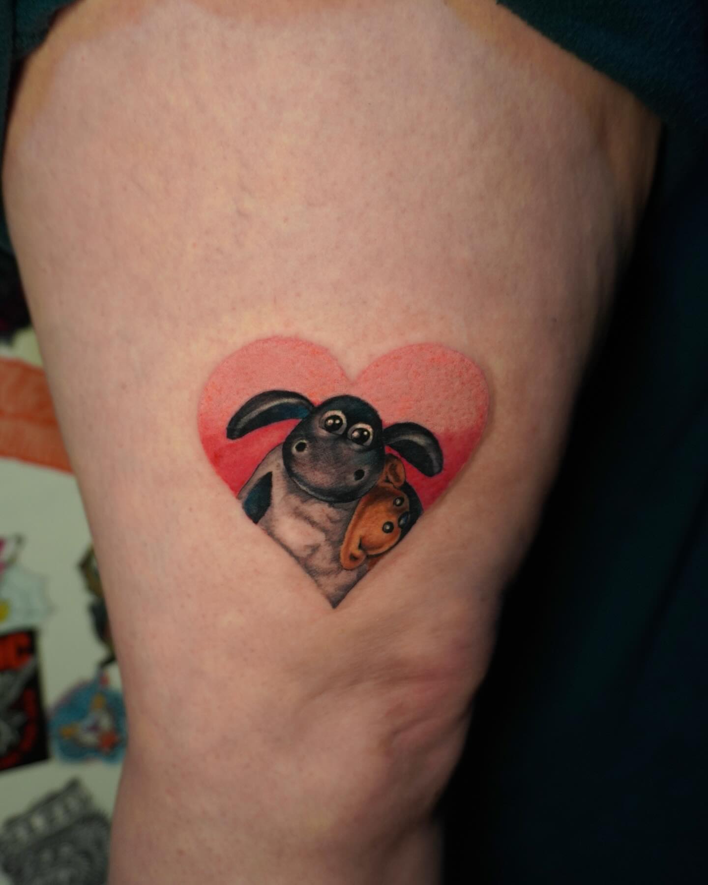 Sheep and lamb dotwork tattoo on the forearm by hallow ☣︎ tattoo artist, Philadelphia, Pennsylvania