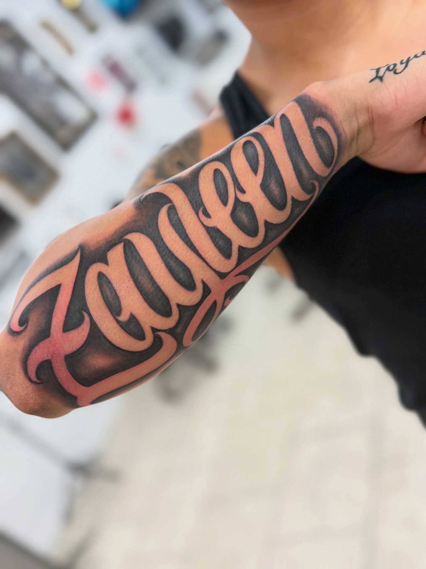 Tattoo by @dl_ta2s β lettering_script