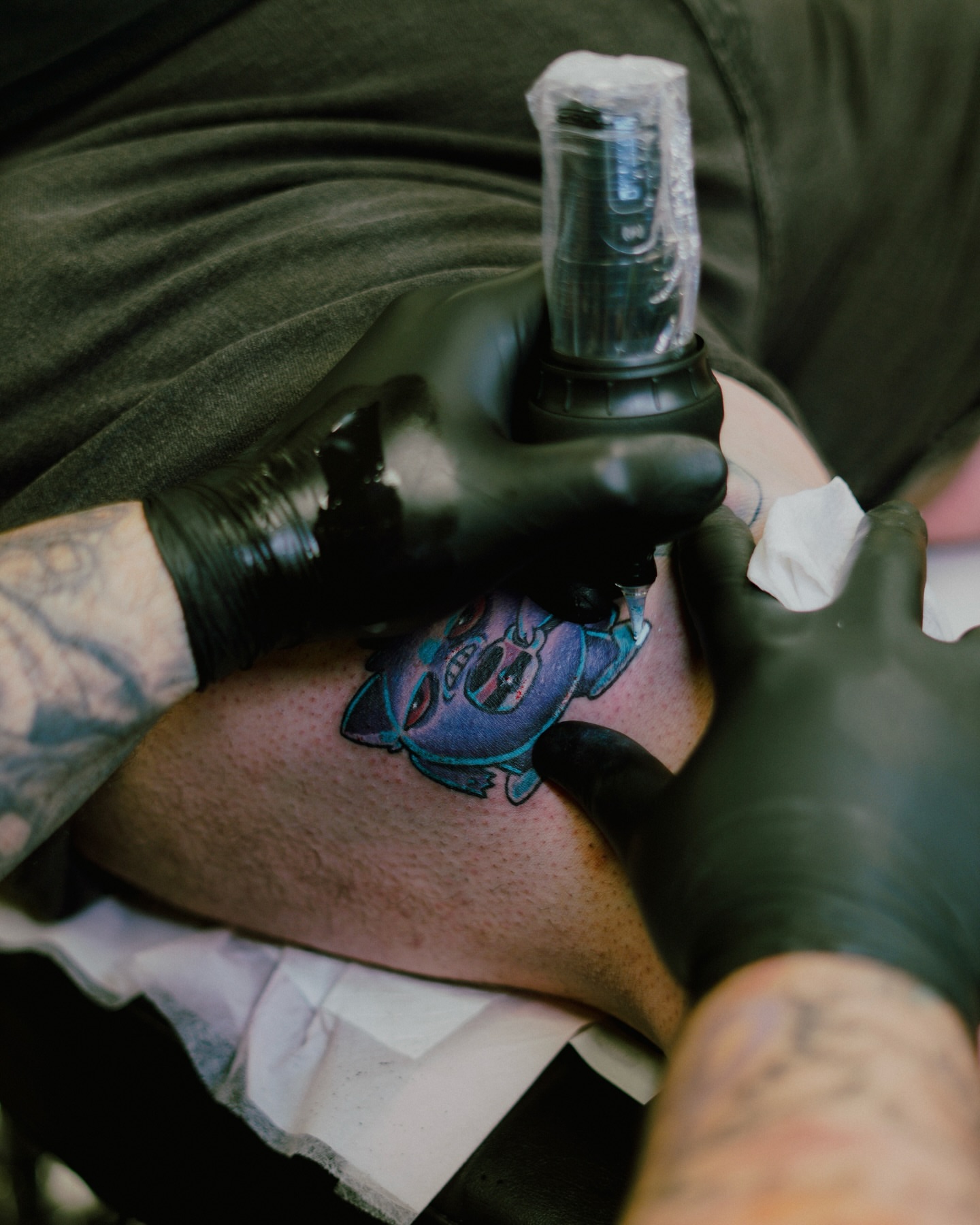 Tattoo by @damon.d.tattoos — anime