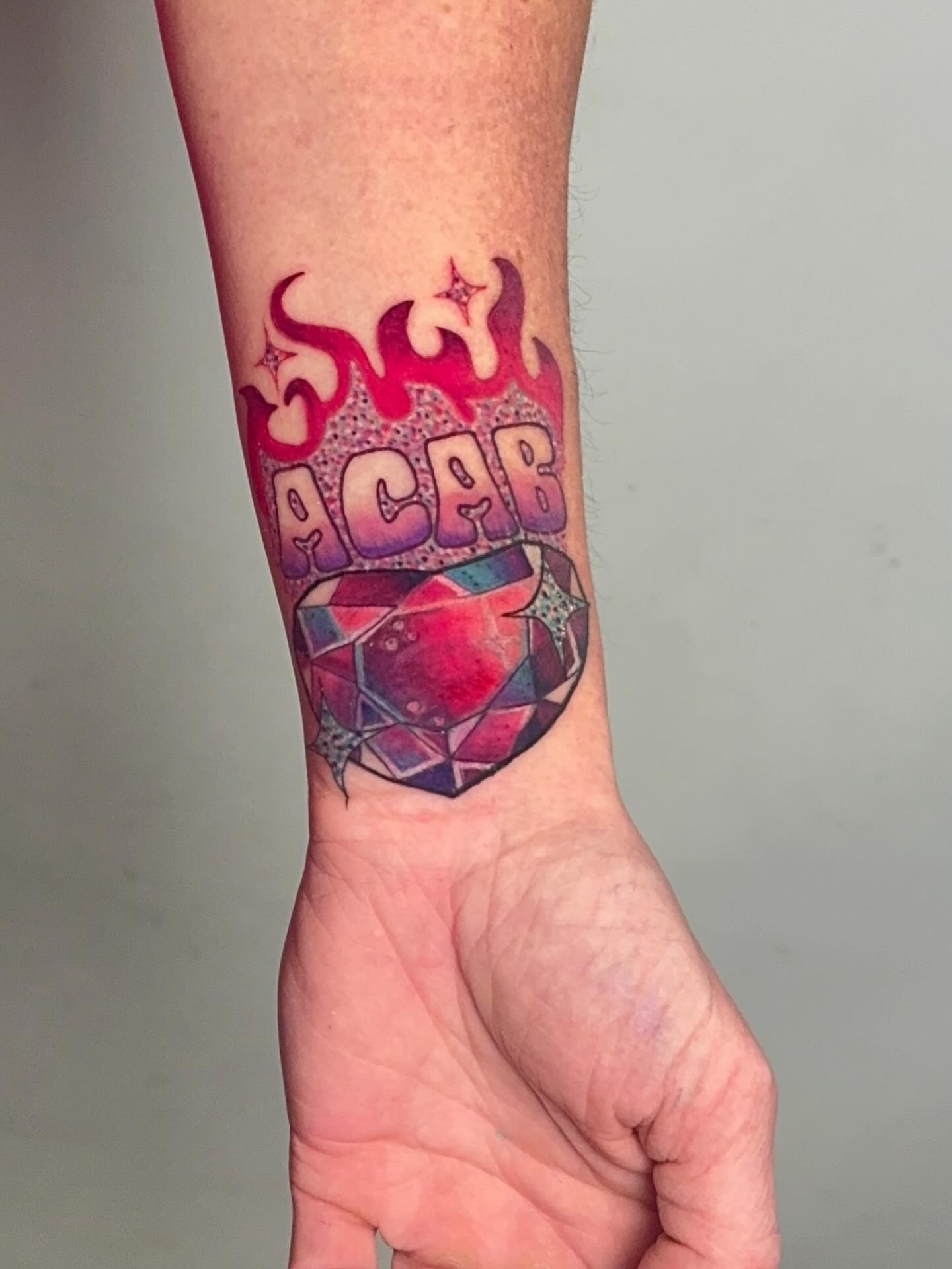 Tattoo by @paperairplanejane — geometric