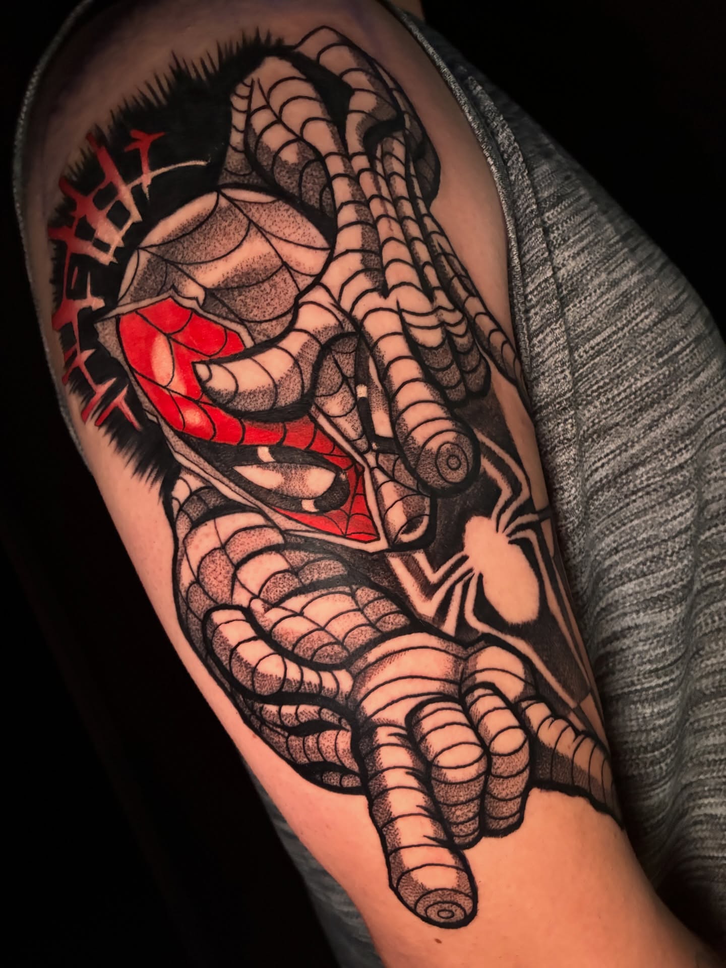 Tattoo by @strangecxncept — american_traditional, dotwork