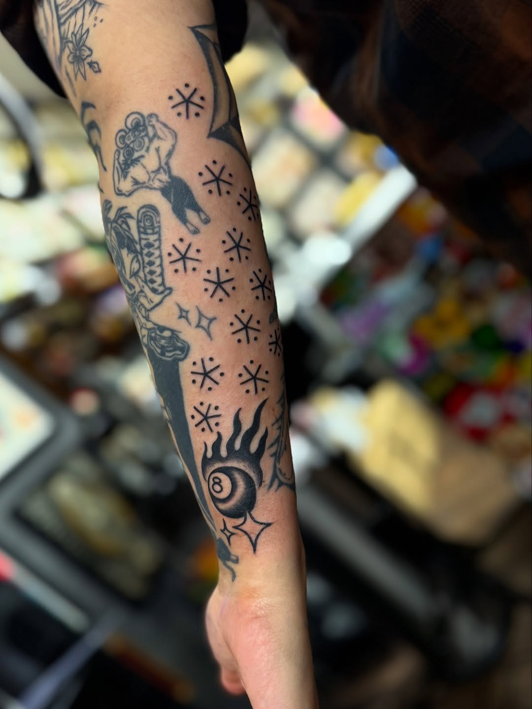 Tattoo by @starahtattoo — american_traditional, black_and_grey