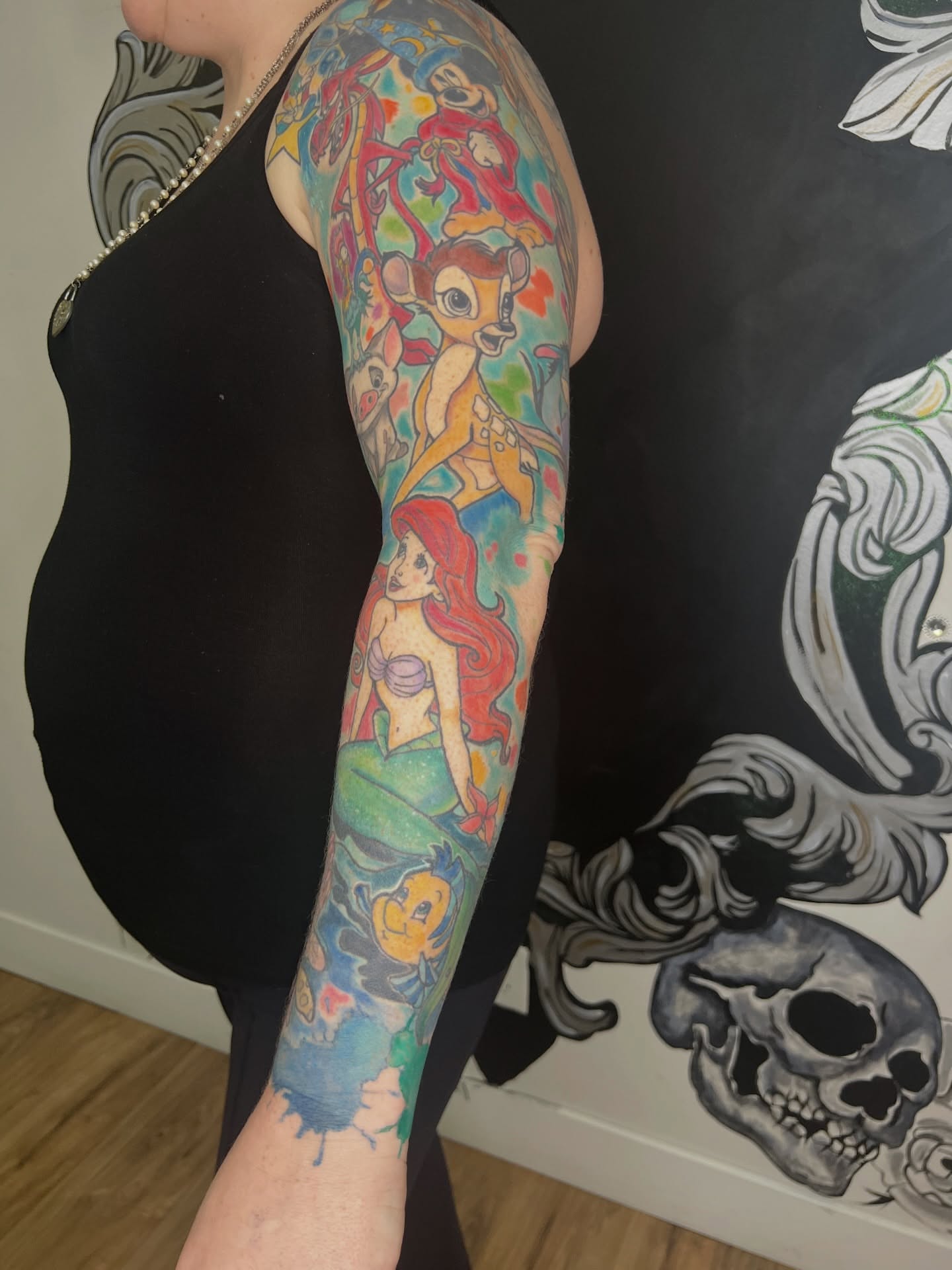 Tattoo by @conniewestgatetattoos — illustrative