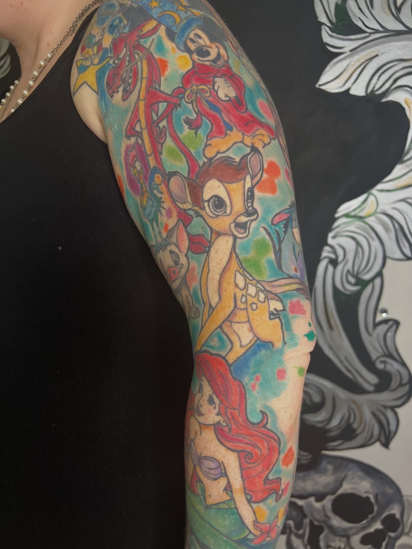 Tattoo by @conniewestgatetattoos — dotwork