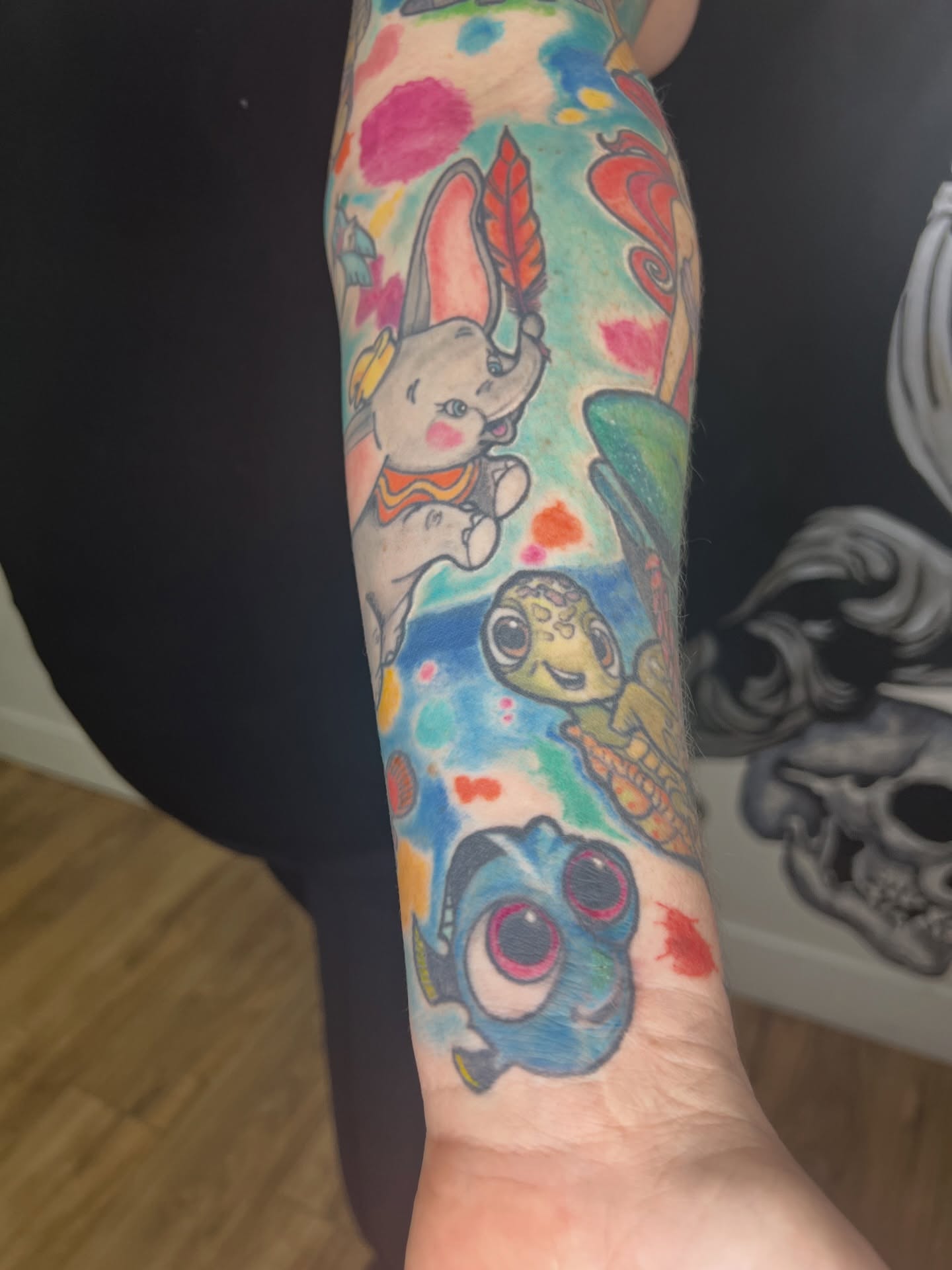 Tattoo by @conniewestgatetattoos — dotwork