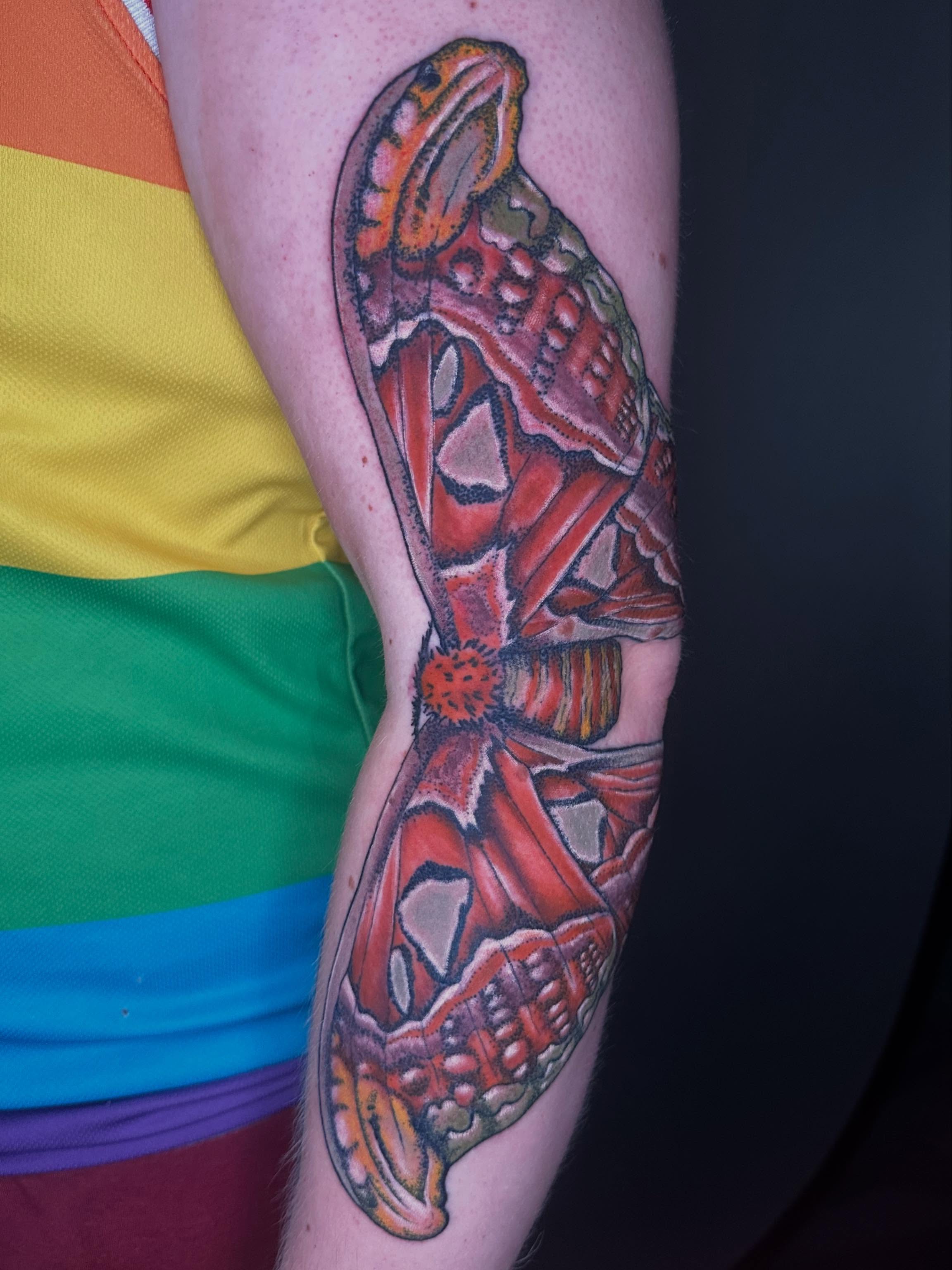 Tattoo by @ladyparaffin — geometric, realism