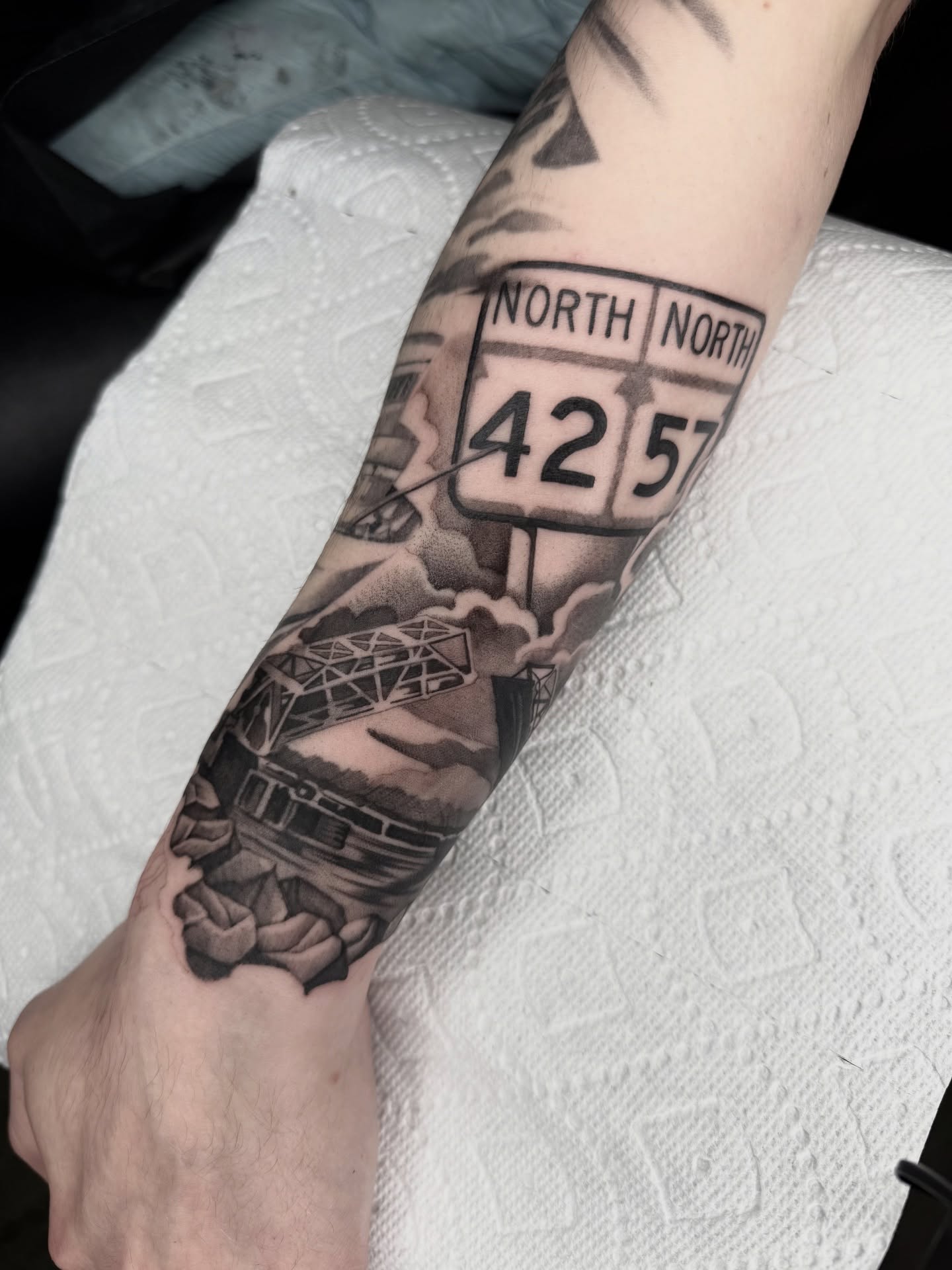 Tattoo by @joe_webbytattoos — black_and_grey