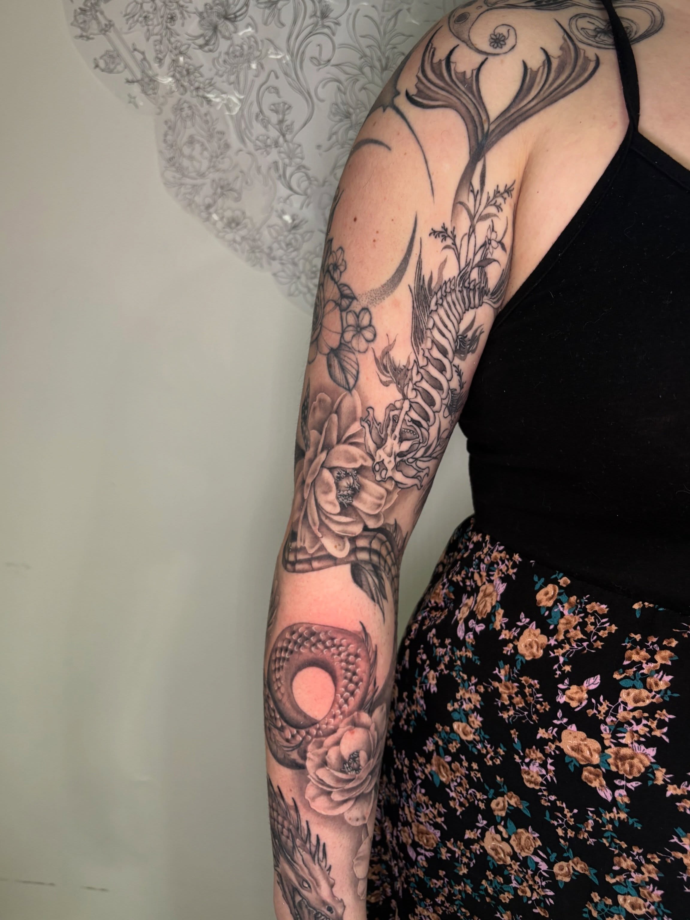Tattoo by @hbones_artistry — black_and_grey, realism