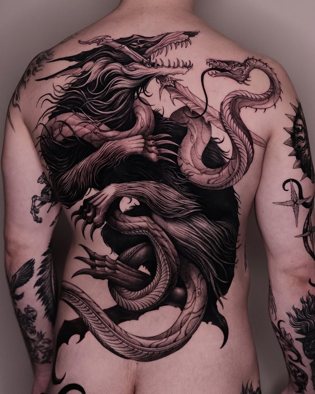 Tattoo by @47volt — black_and_grey, realism