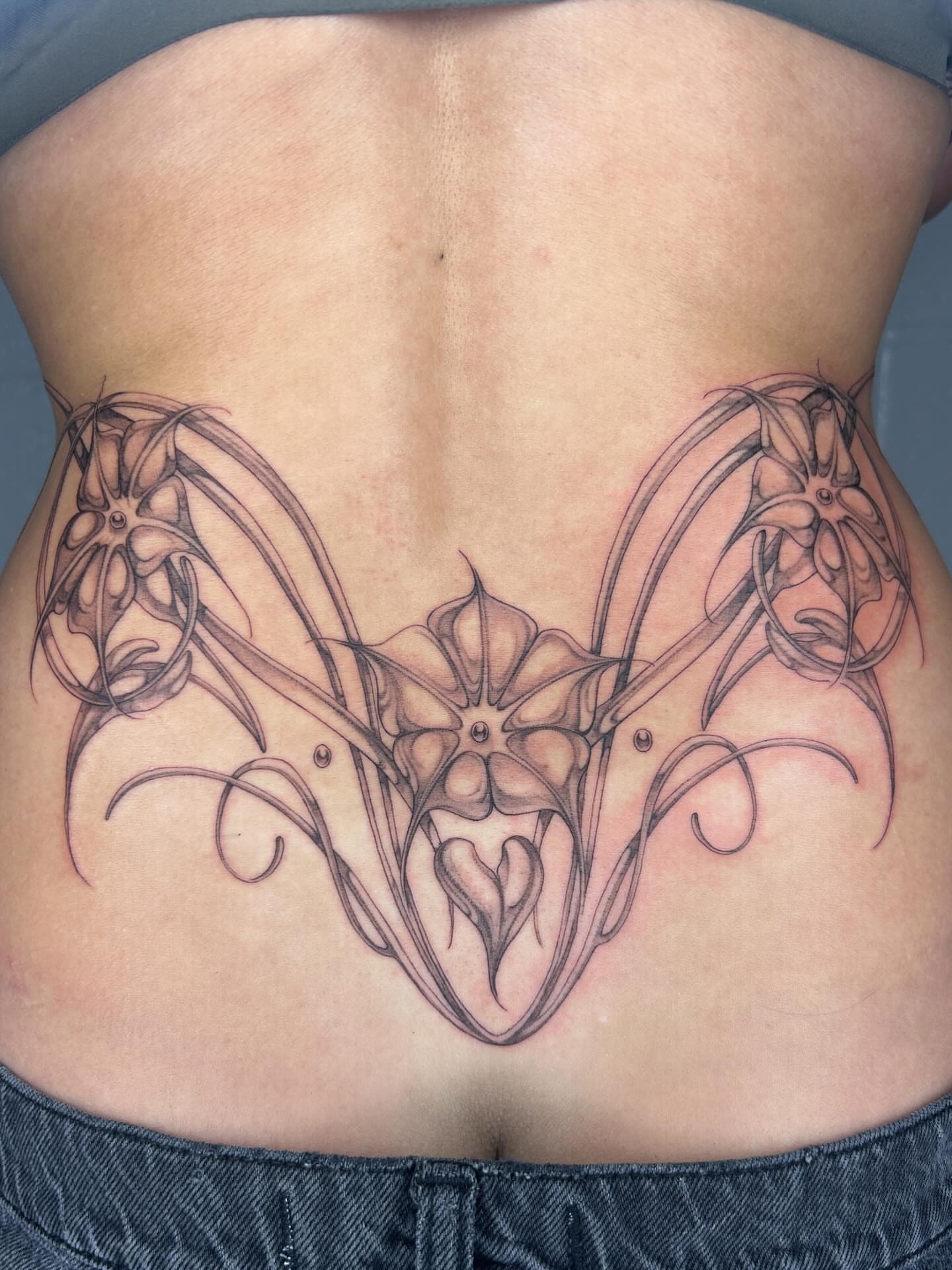 Tattoo by @late_bloom3r — black_and_grey