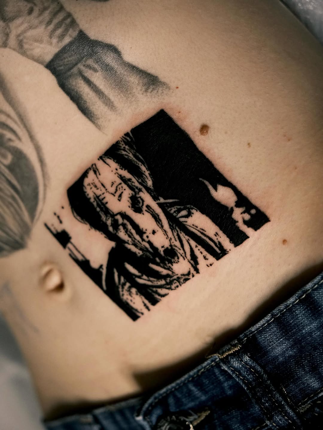 Tattoo by @oxurminexo — blackwork, realism