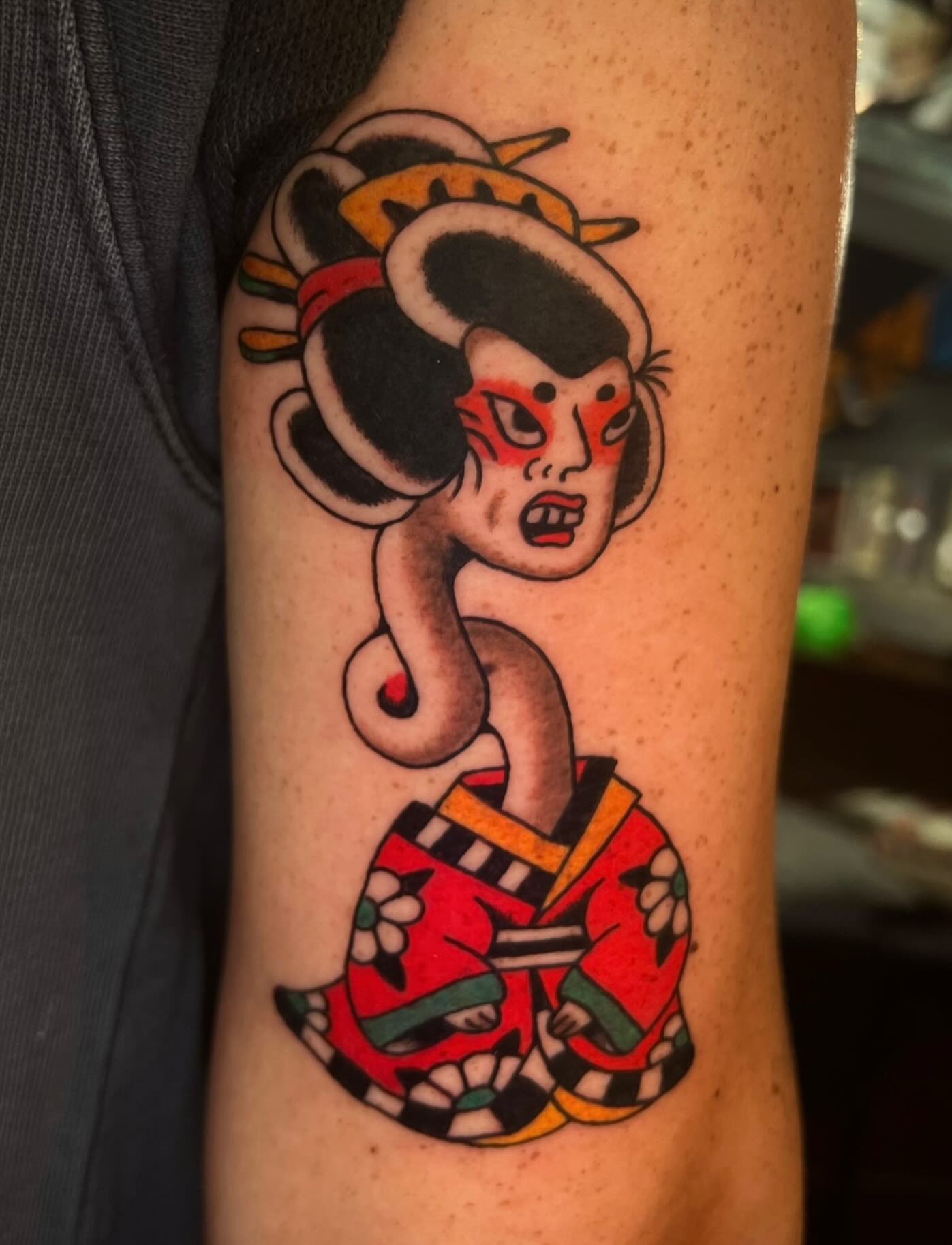 Tattoo by @fokqueenie — american_traditional