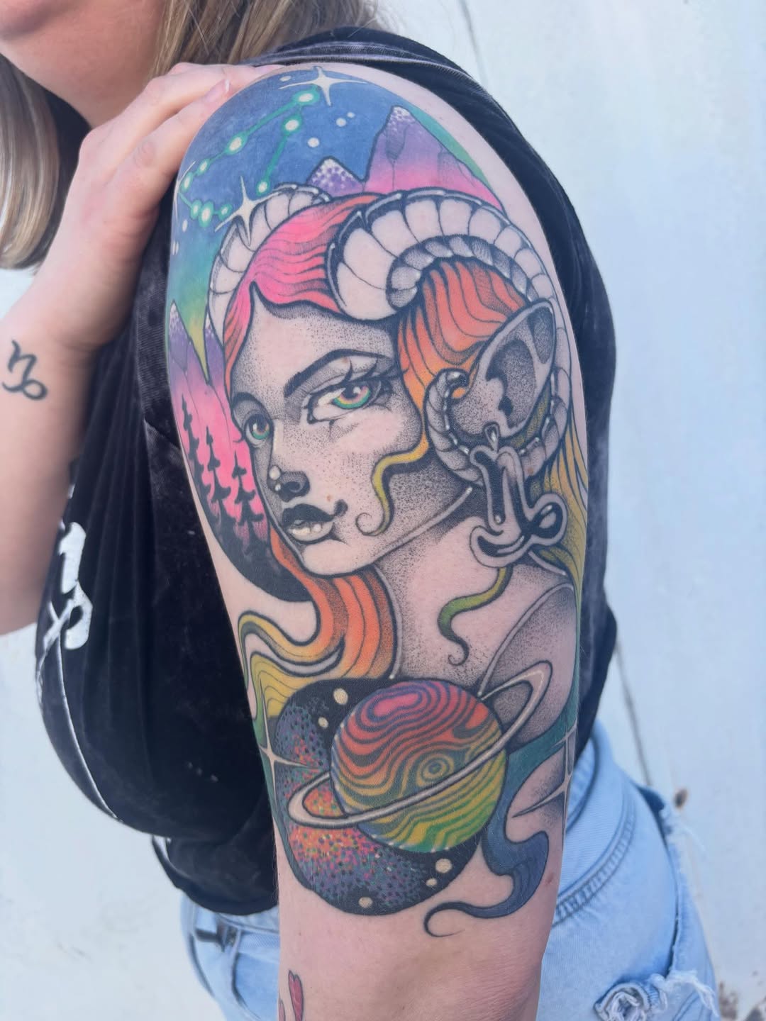 Tattoo by @carly.tattoos — new_school, dotwork