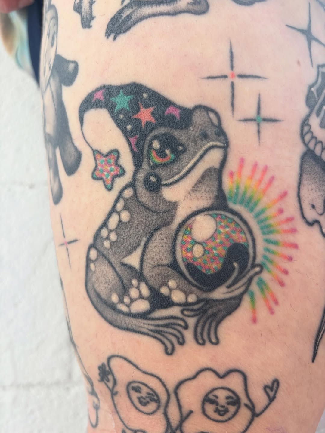 Tattoo by @carly.tattoos — neo_traditional, fine_line