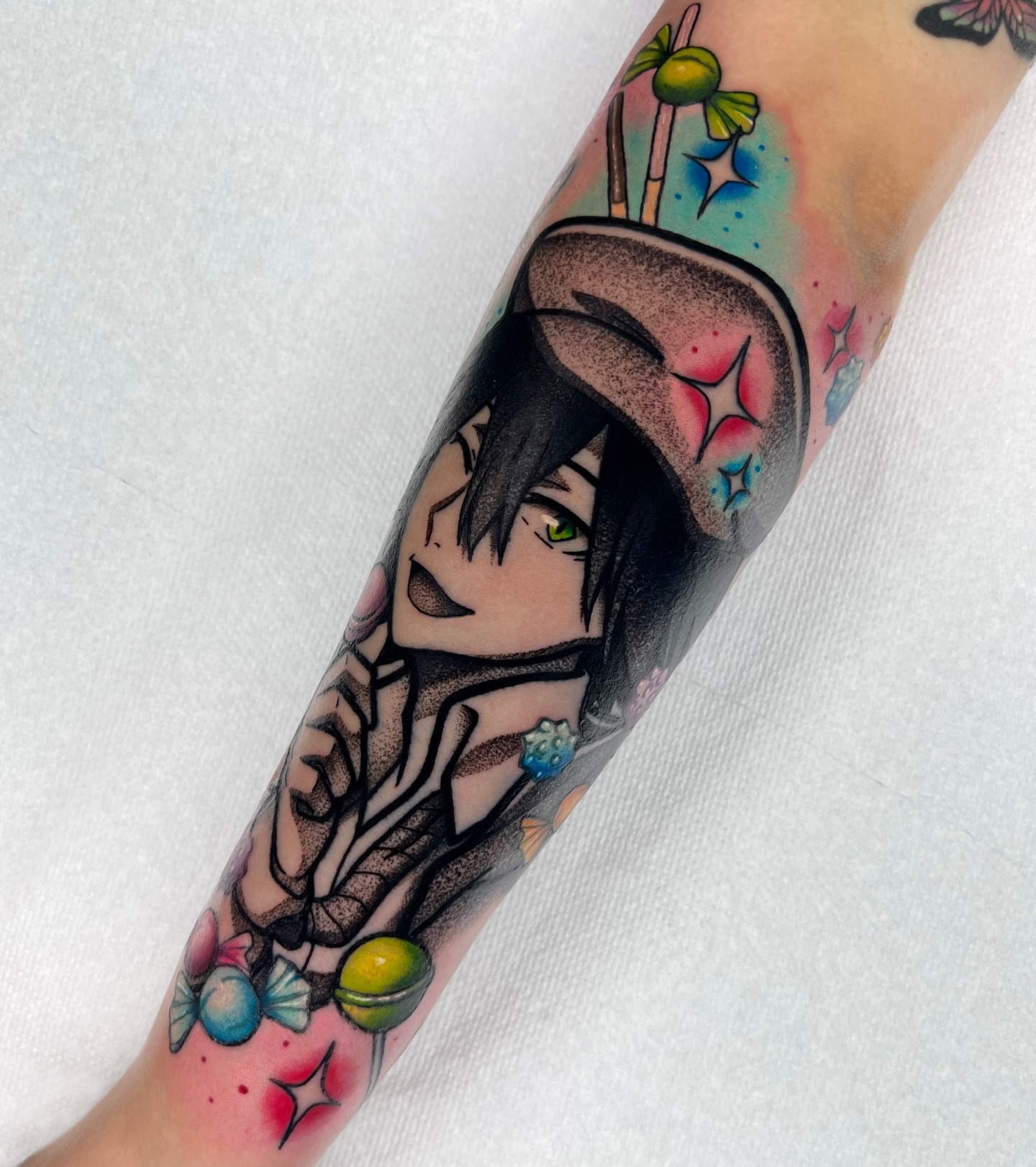 Tattoo by @loulou_tattoos — anime, new_school