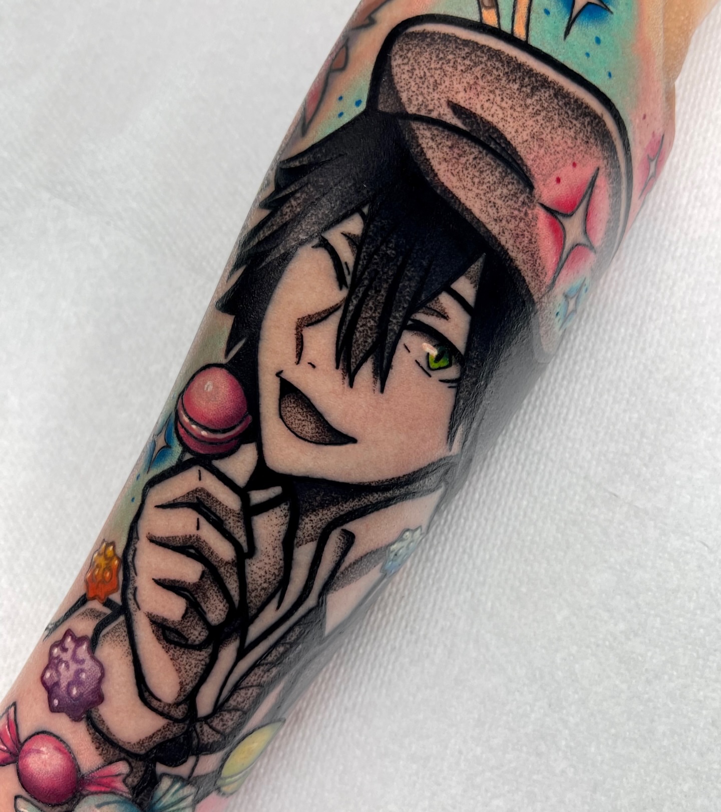 Tattoo by @loulou_tattoos — anime