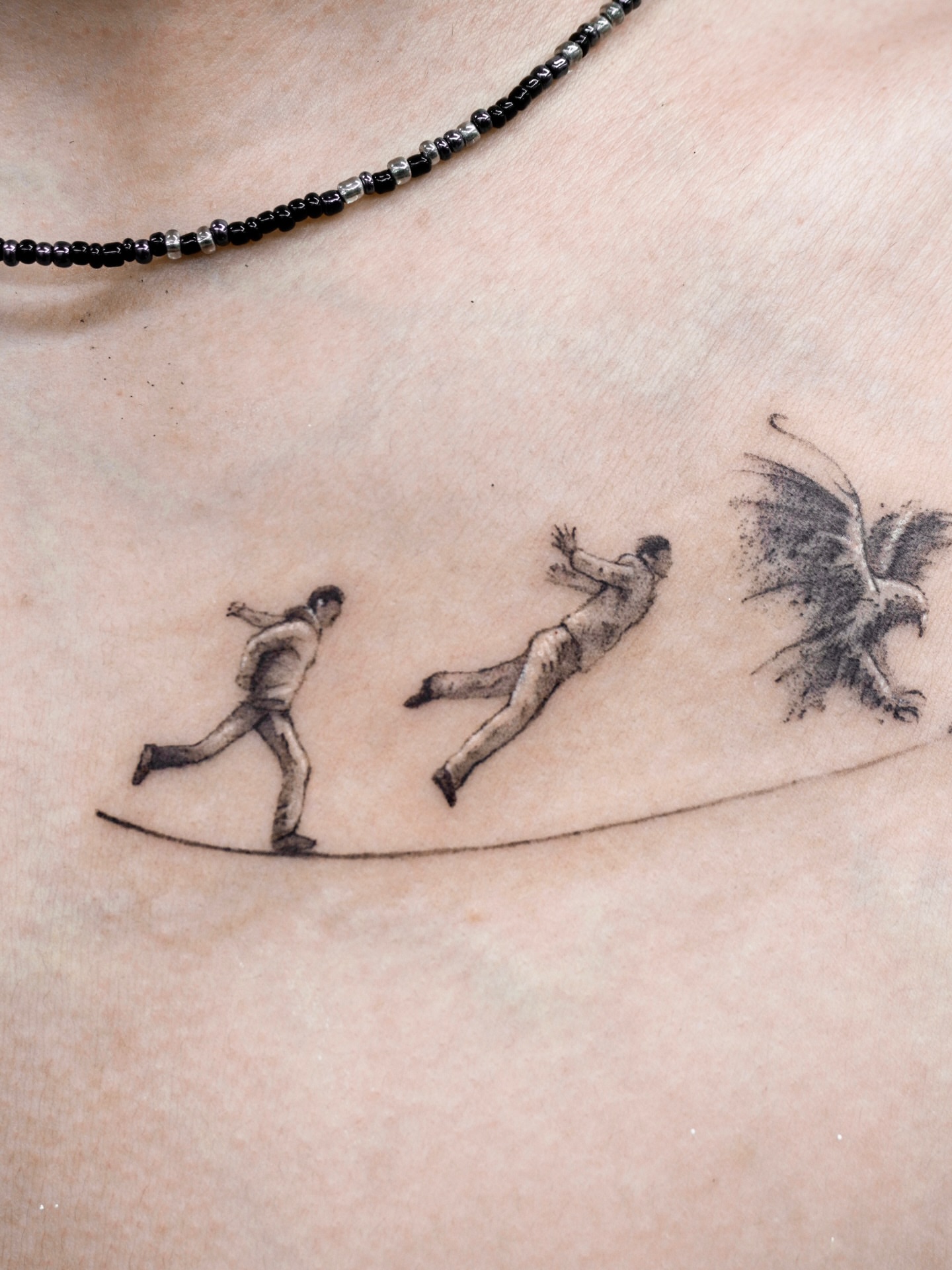 Tattoo by @maru.tattooist — black_and_grey, realism