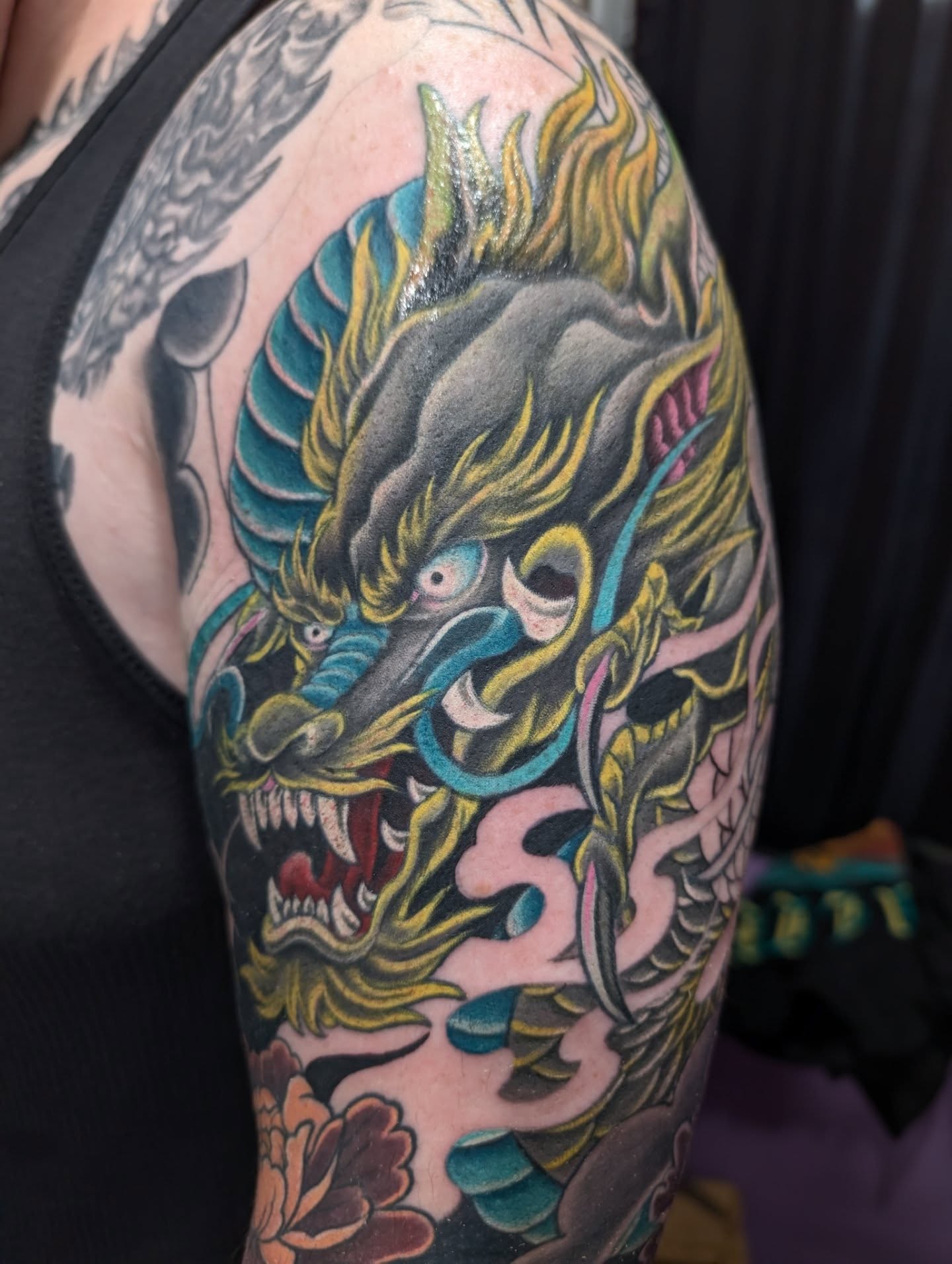 Tattoo by @hotrodink — japanese_irezumi