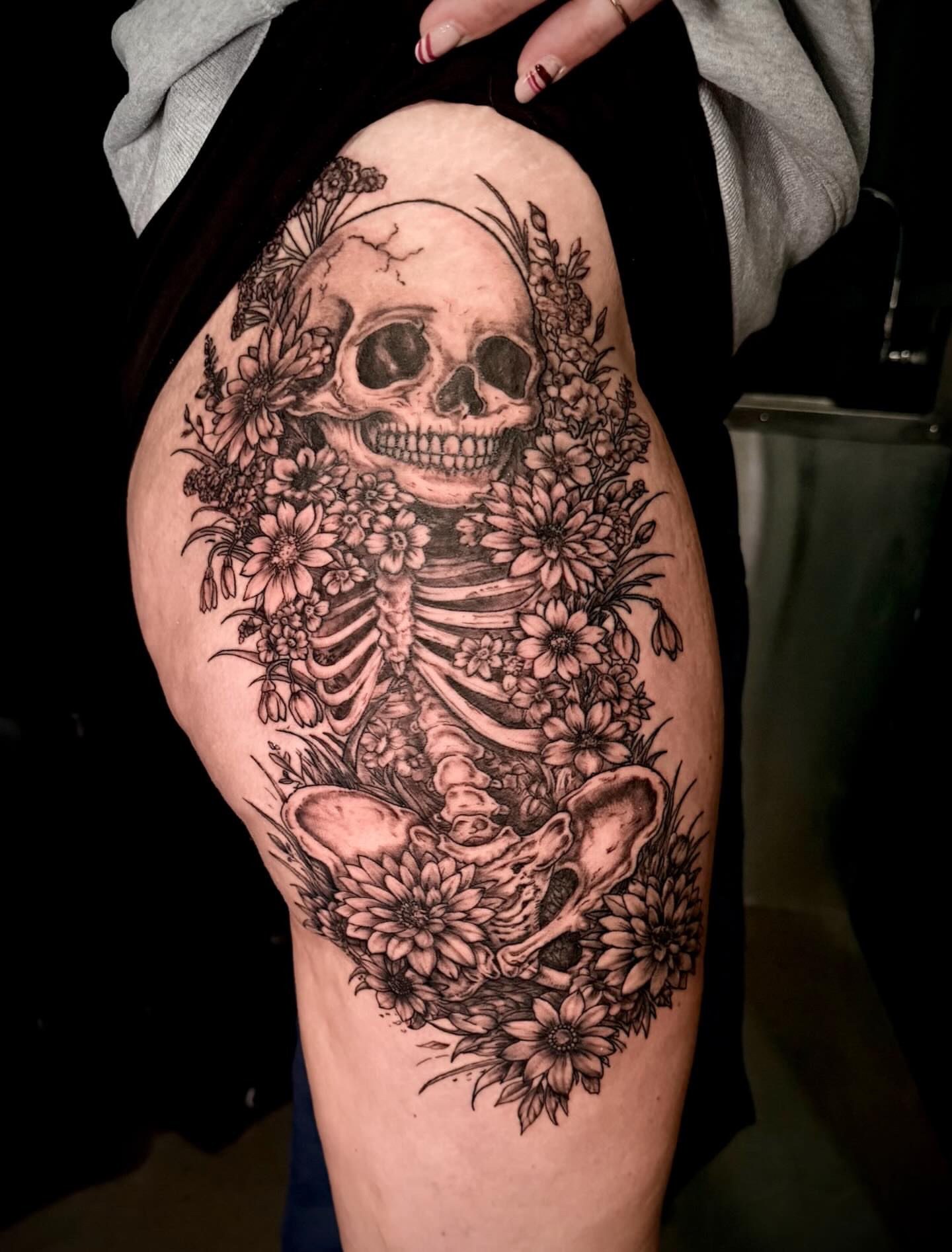Tattoo by @dtf.tattoos — black_and_grey, realism