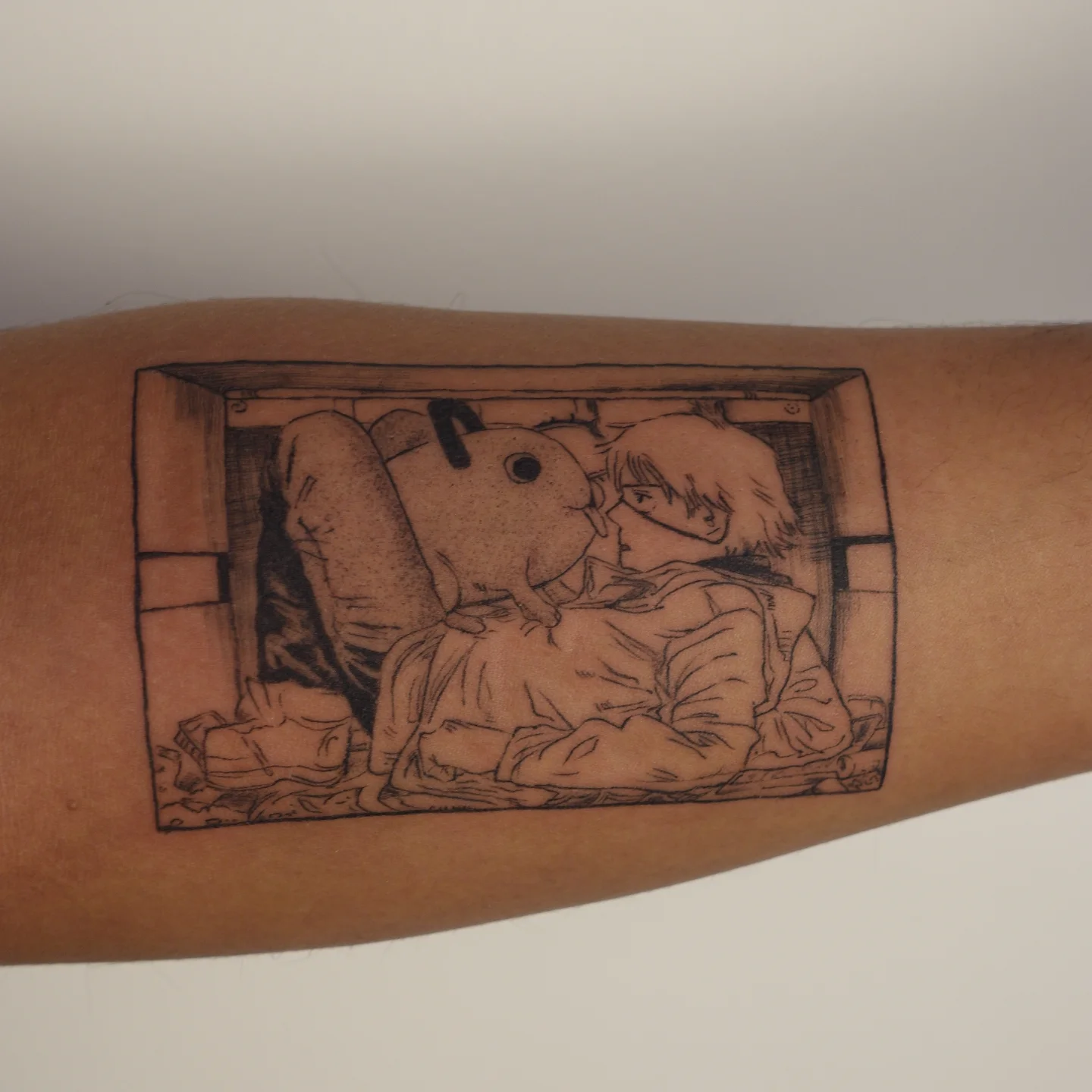Tattoo by @marienettes_ — black_and_grey