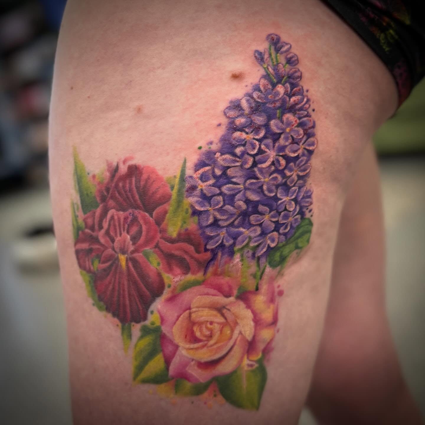 Tattoo by @marble_ink — watercolor