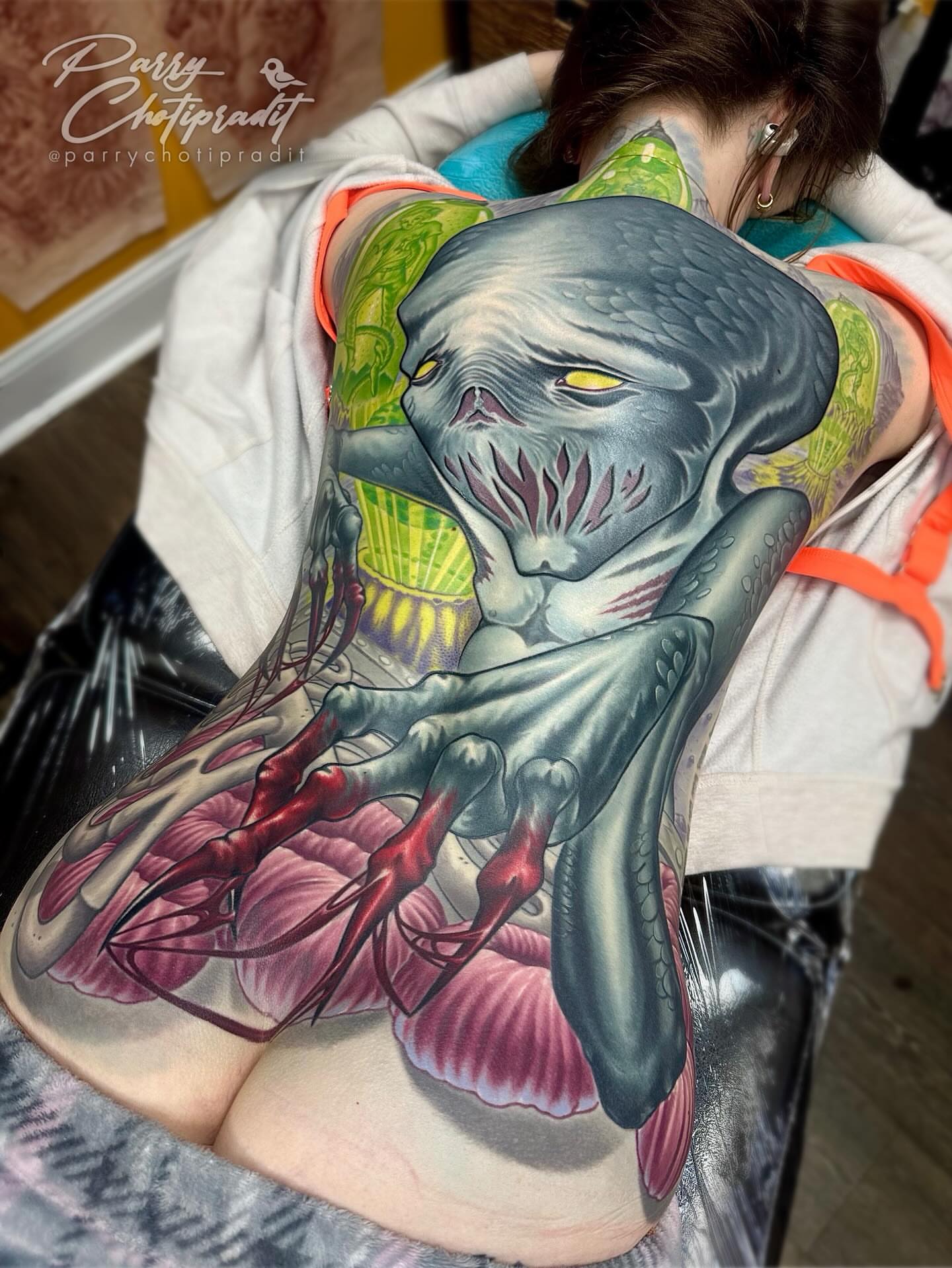 Tattoo by @parrychotipradit — realism, dark_realism