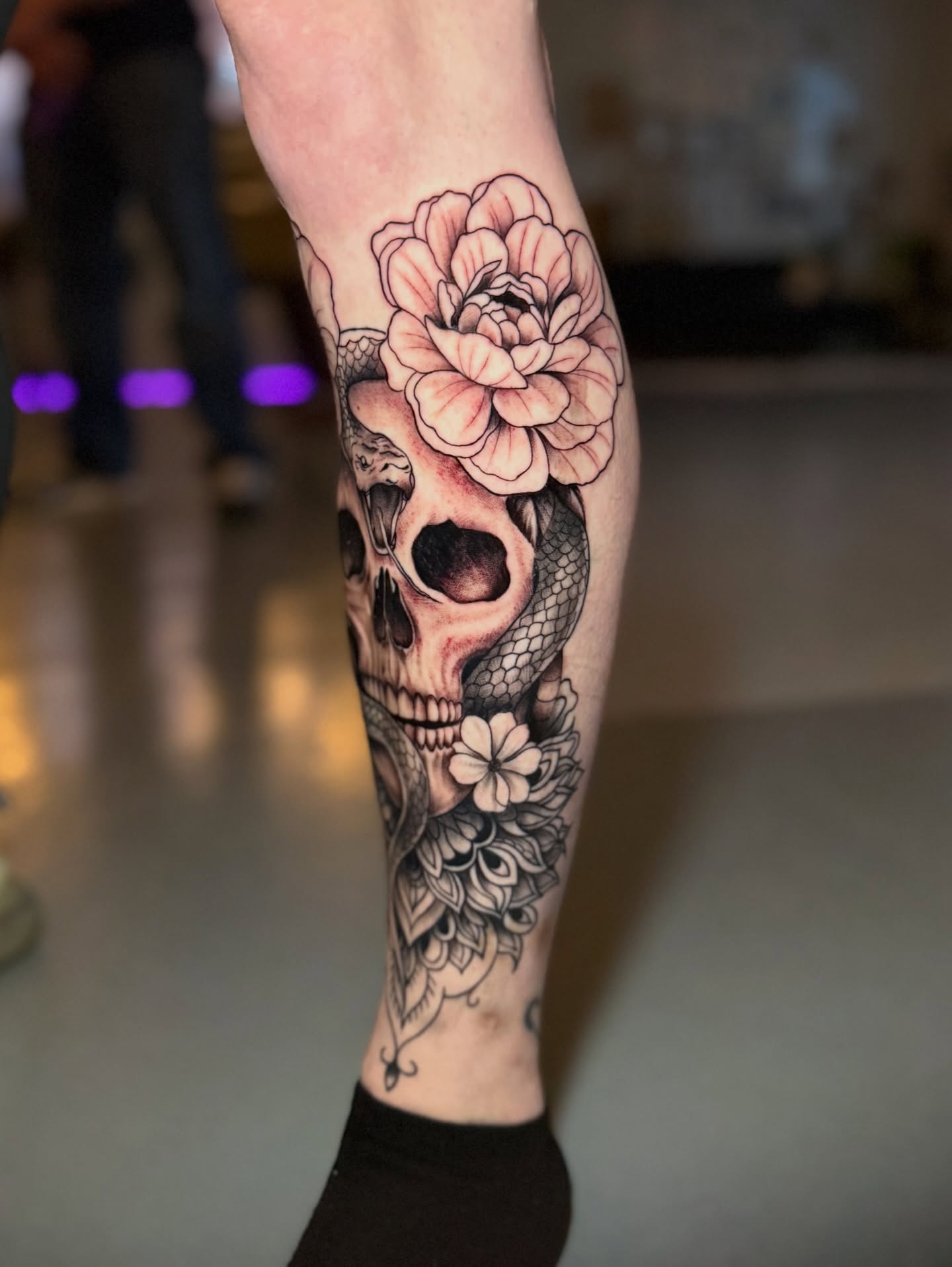 Tattoo by @hassintattoo — black_and_grey, realism