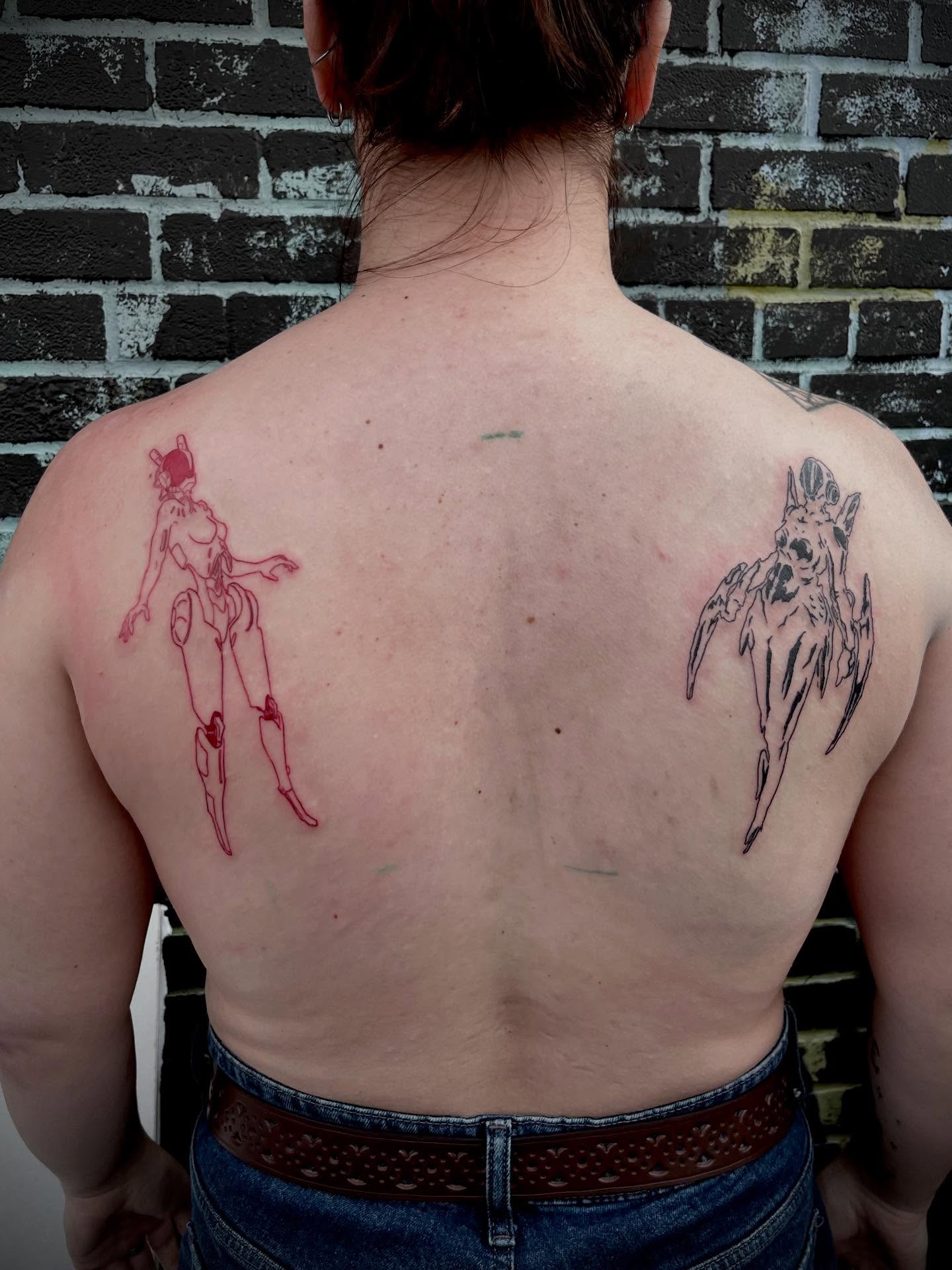 Tattoo by @pls_tnx — anime