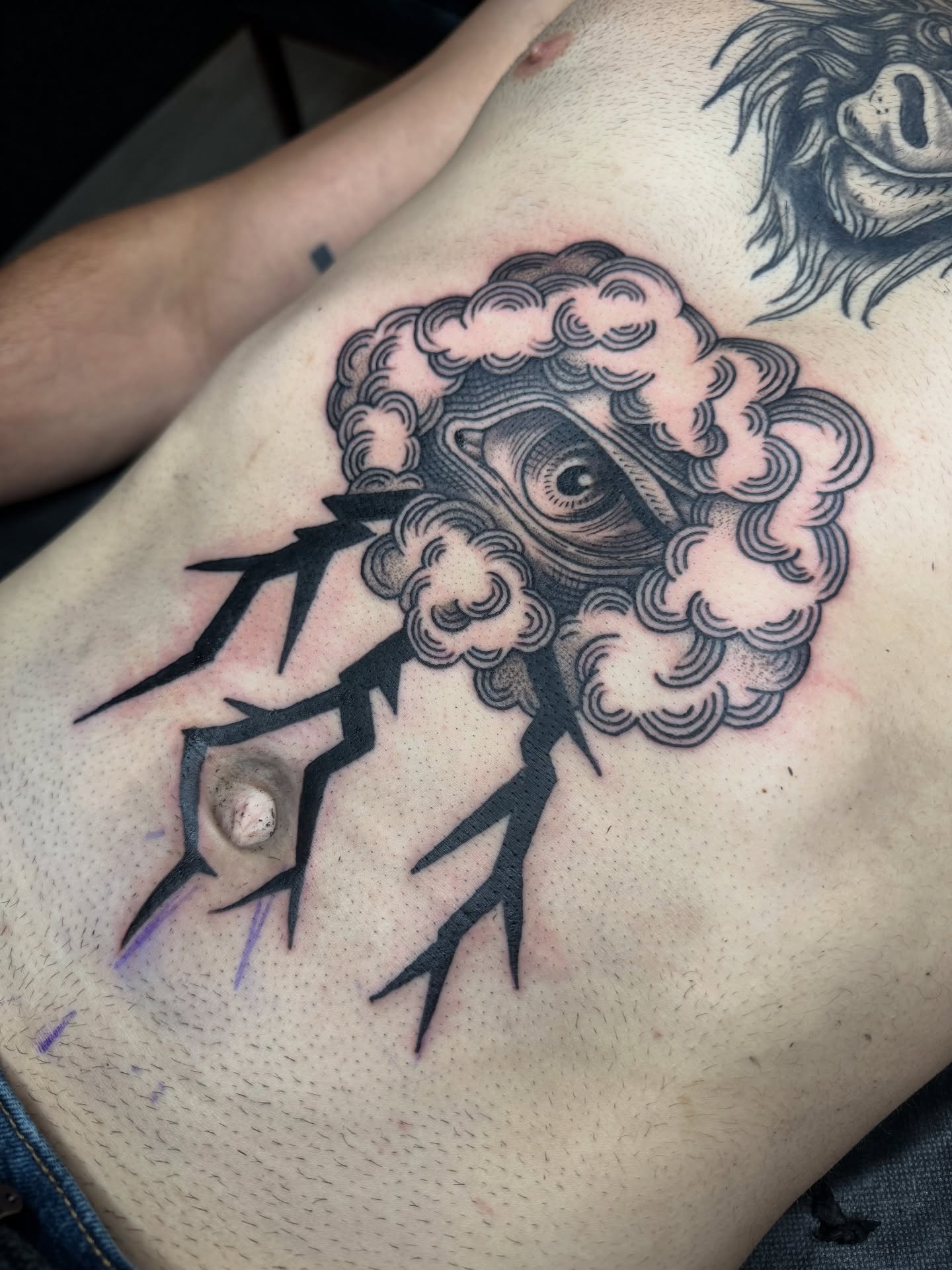 Tattoo by @joe_webbytattoos — black_and_grey